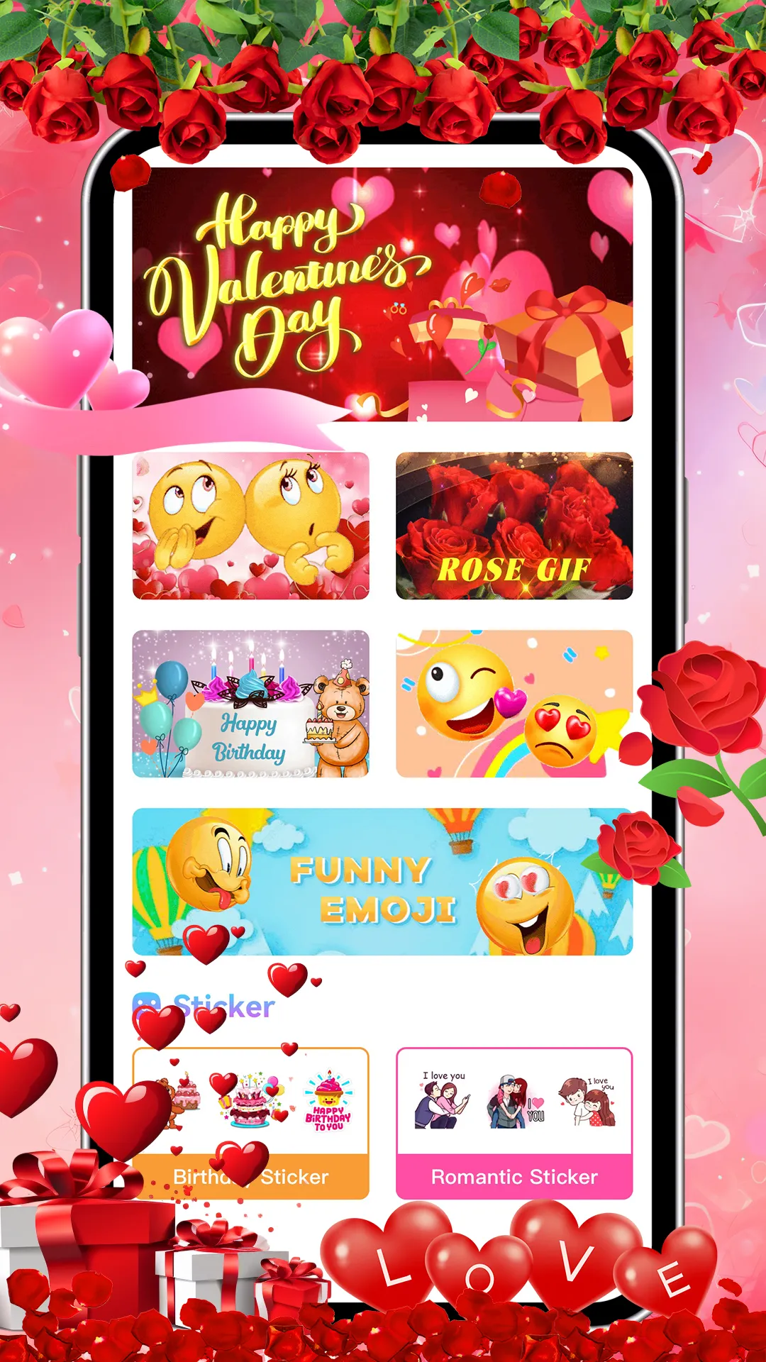 Happy Birthday & Rose GIF | Indus Appstore | Screenshot