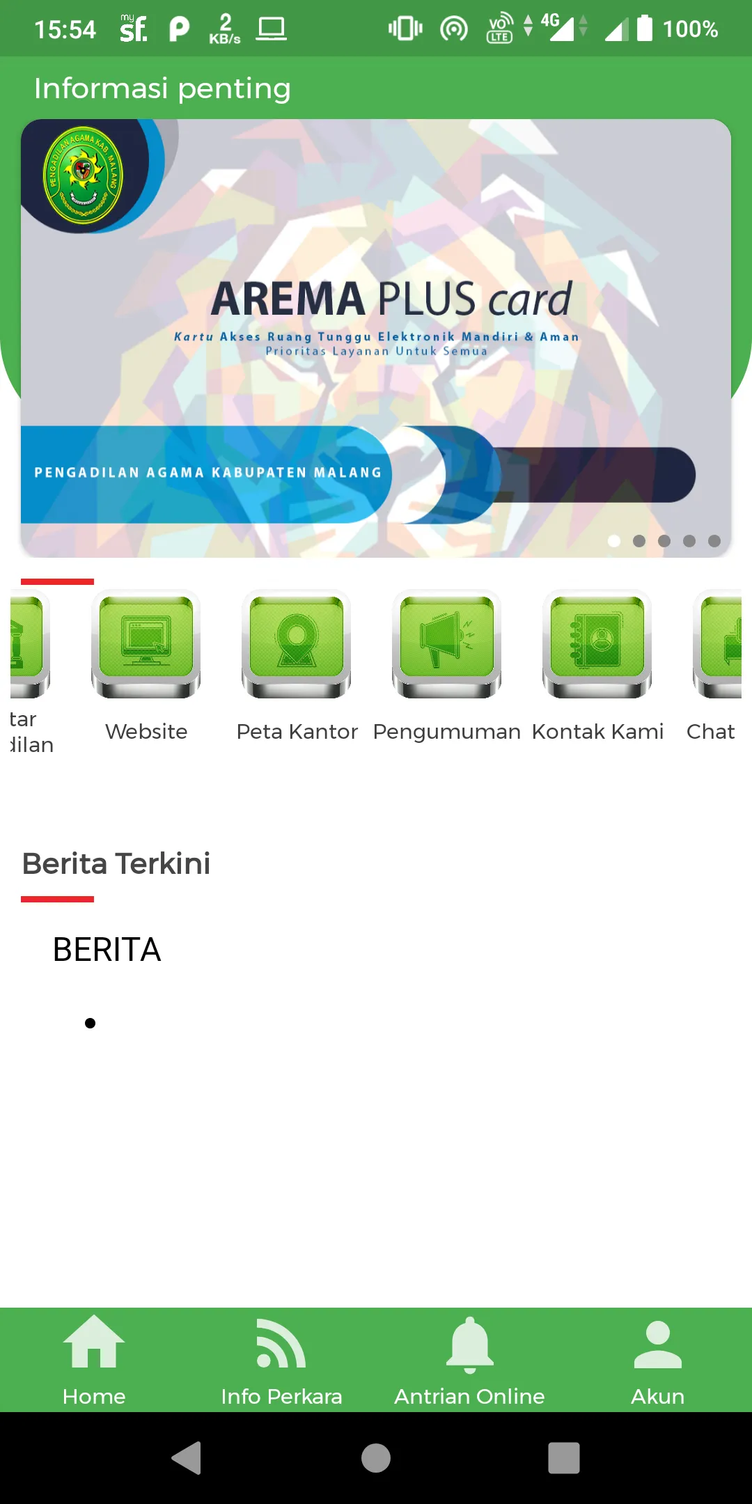 AREMA PLUS - PA KAB. MALANG | Indus Appstore | Screenshot