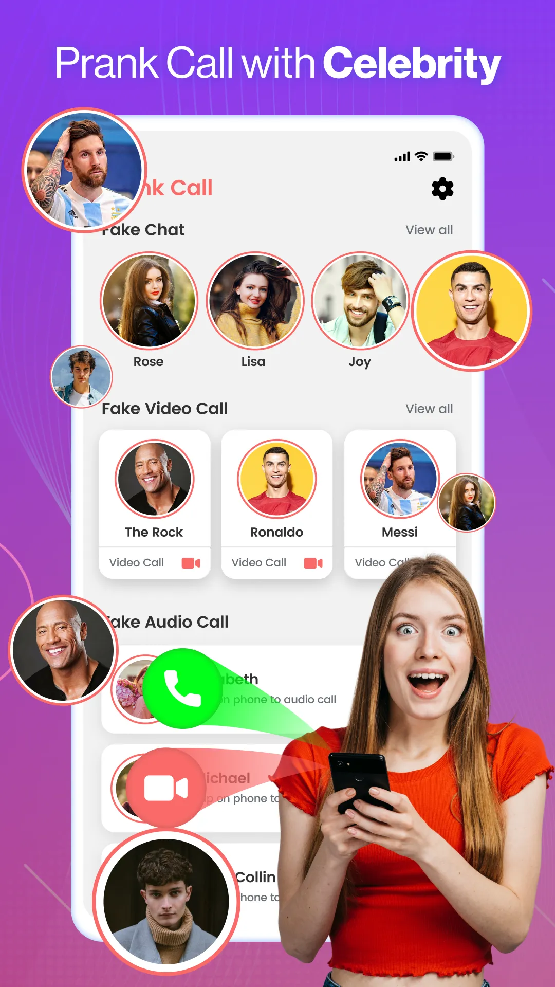 Prank Call - Fake Video Call | Indus Appstore | Screenshot