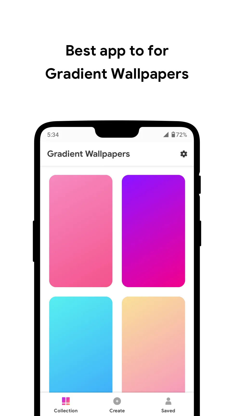 Gradient Wallpaper Maker | Indus Appstore | Screenshot