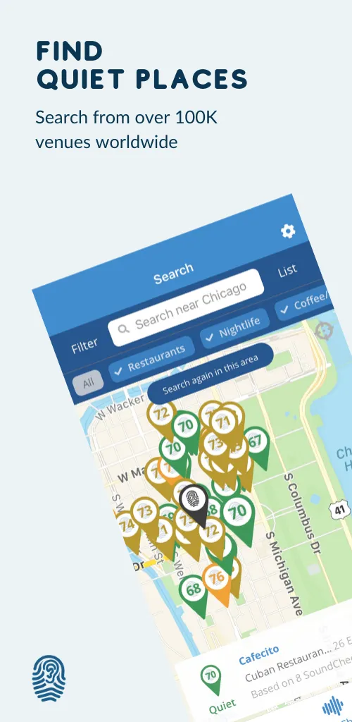 SoundPrint, Find Quiet Places | Indus Appstore | Screenshot