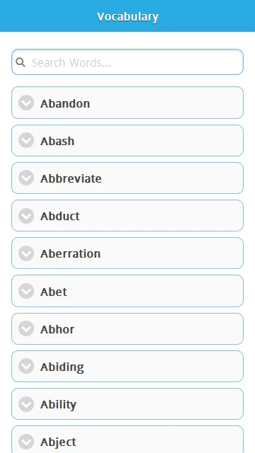 Vocabulary | Indus Appstore | Screenshot
