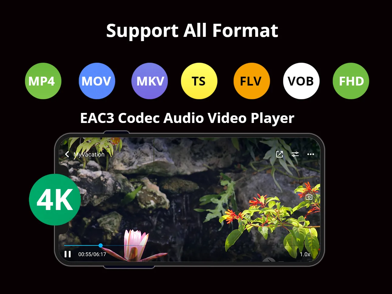 EAC3 Codec Video Player | Indus Appstore | Screenshot