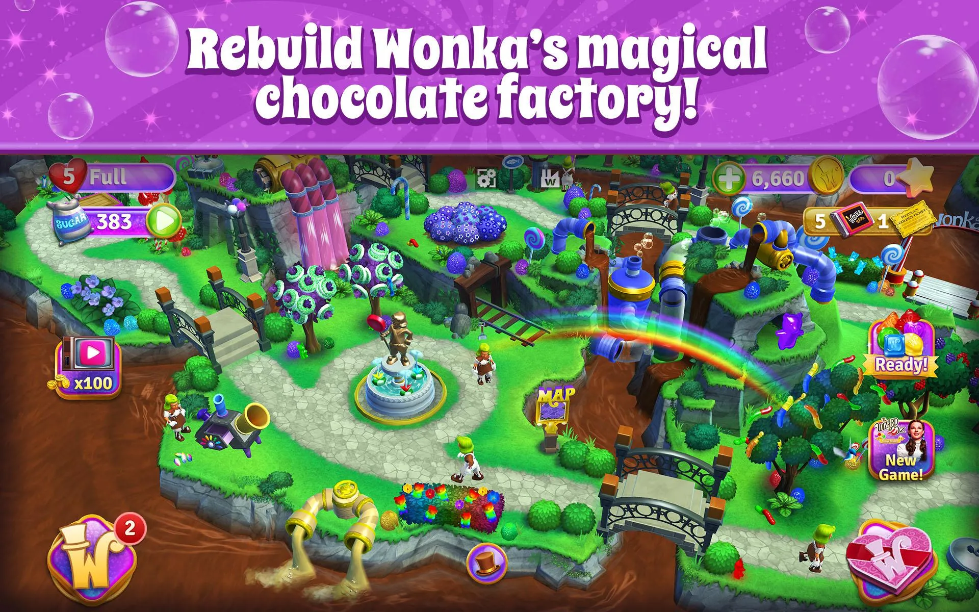 Wonka's World of Candy Match 3 | Indus Appstore | Screenshot