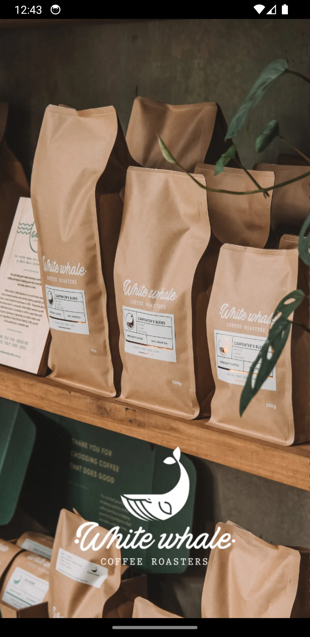 White Whale Coffee Roasters | Indus Appstore | Screenshot