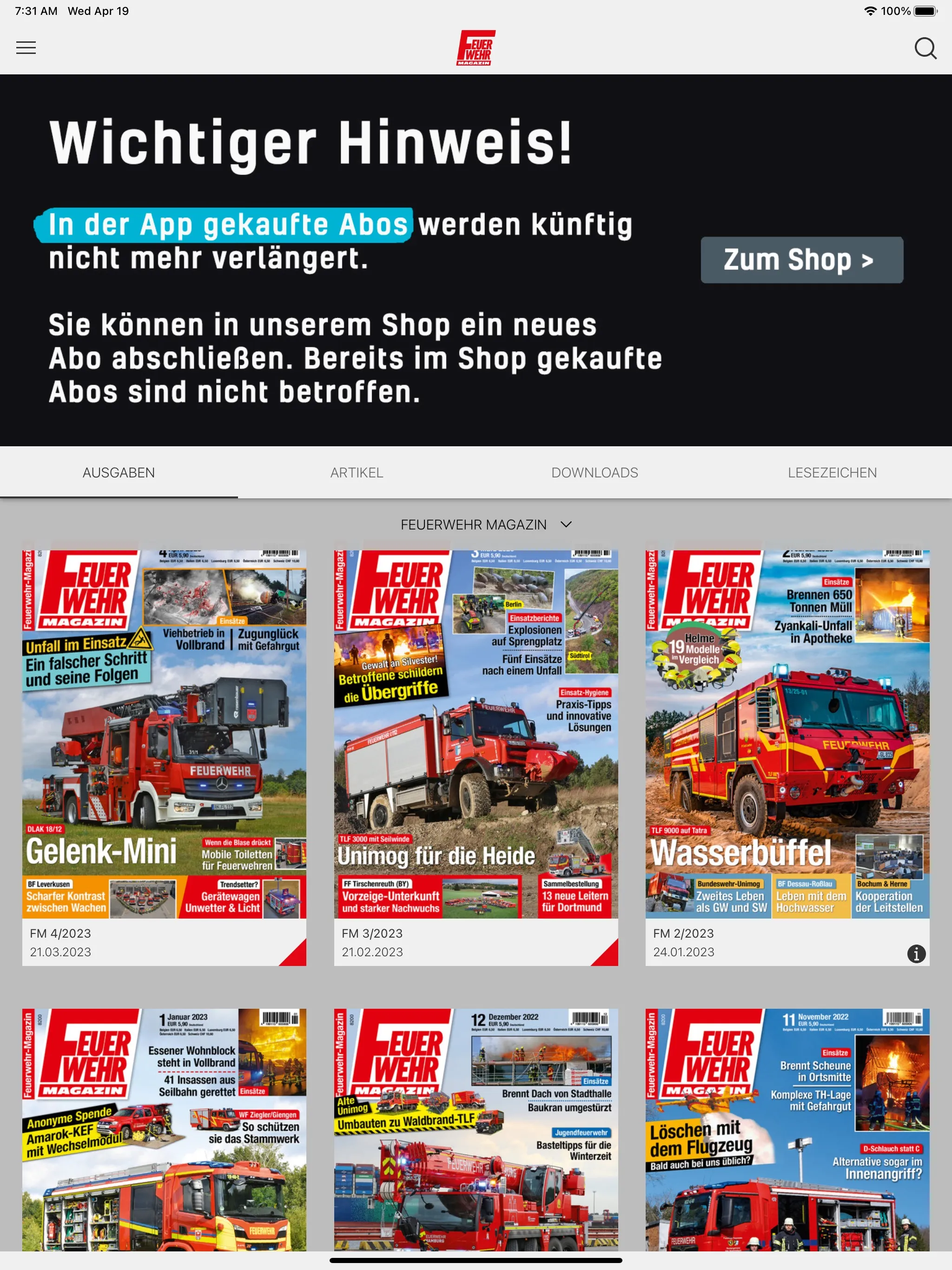 Feuerwehr Magazin | Indus Appstore | Screenshot