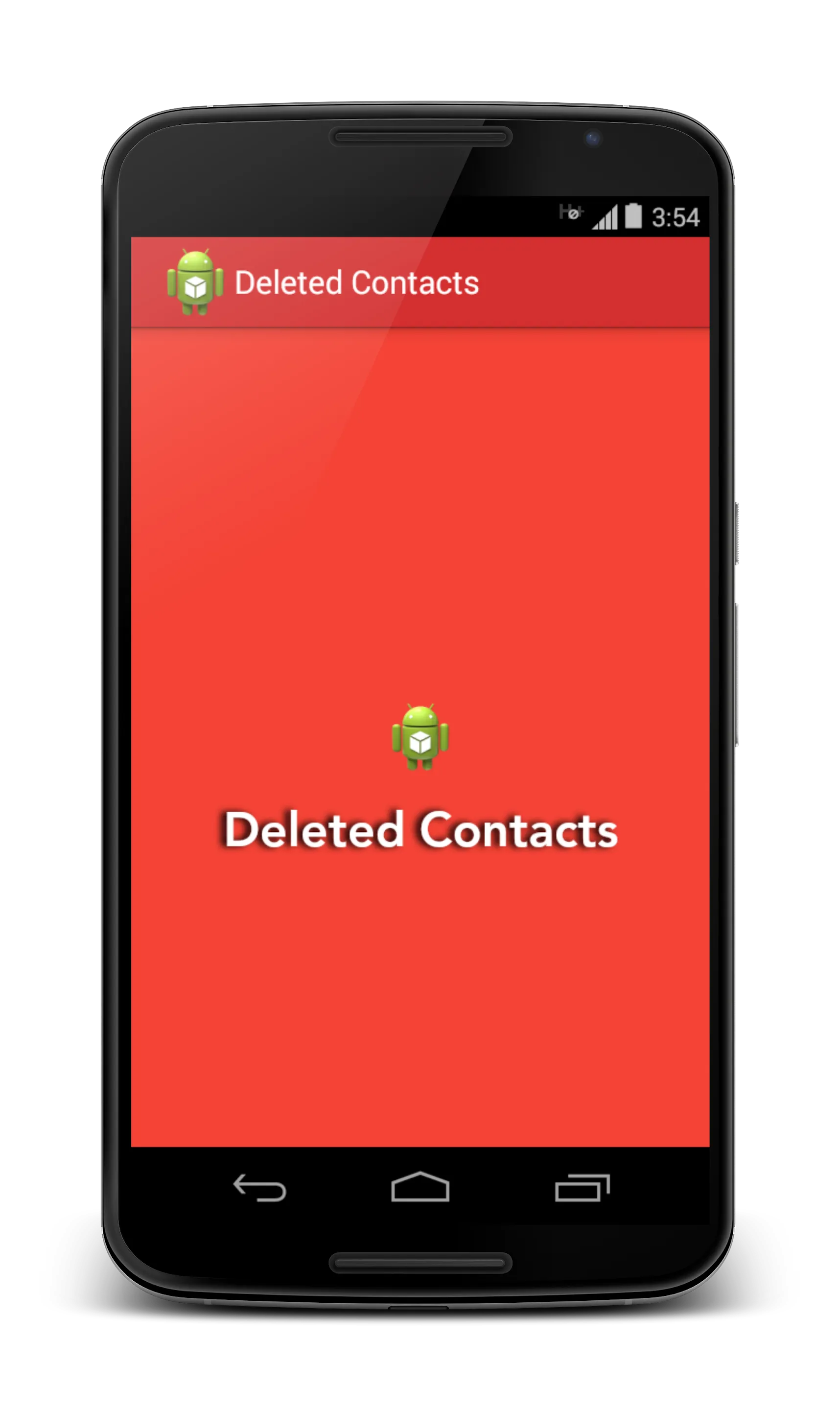 Deleted Contacts | Indus Appstore | Screenshot