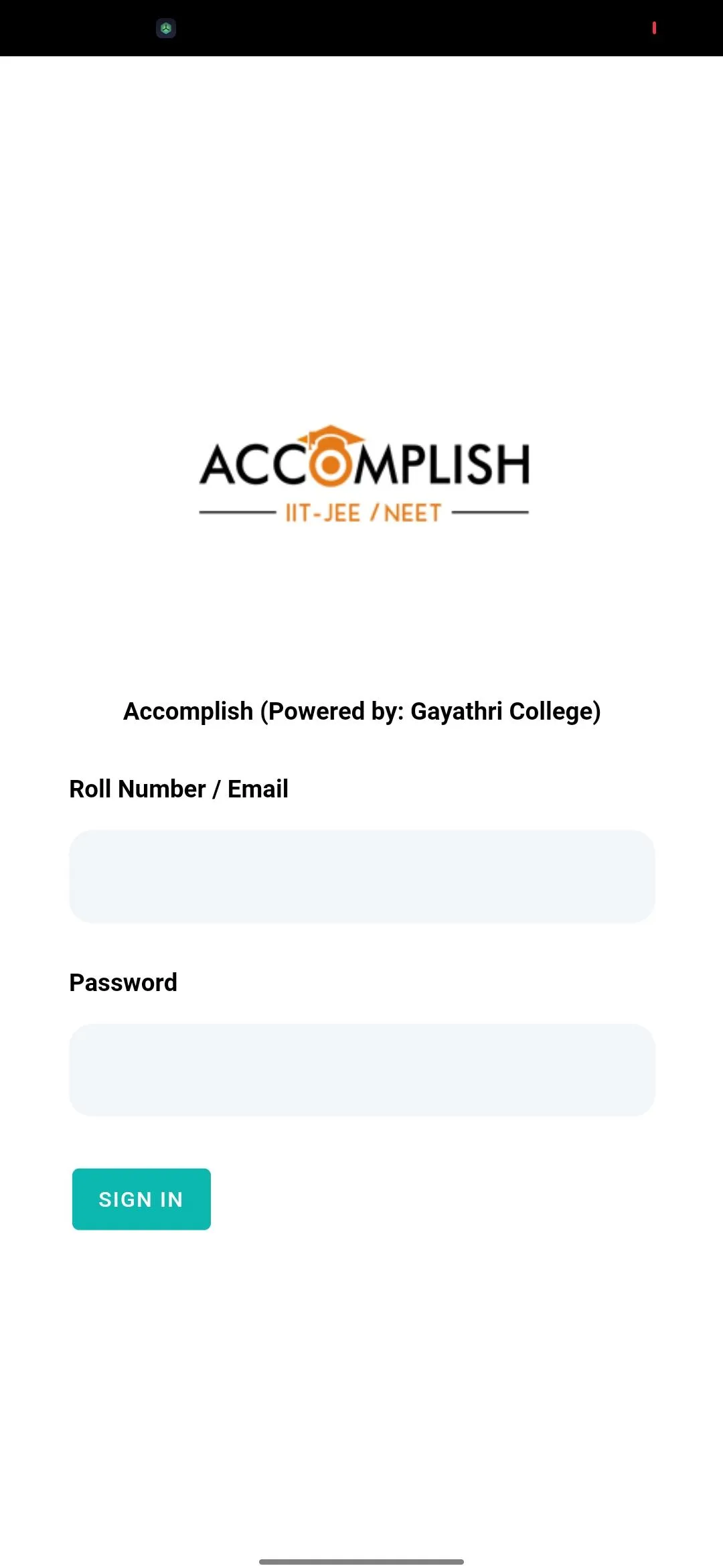 Accomplish (IIT-JEE / NEET) | Indus Appstore | Screenshot