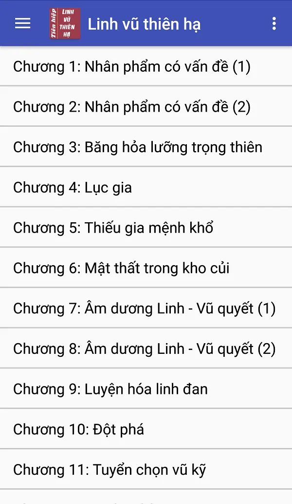 Truyen Linh vu thien ha full | Indus Appstore | Screenshot