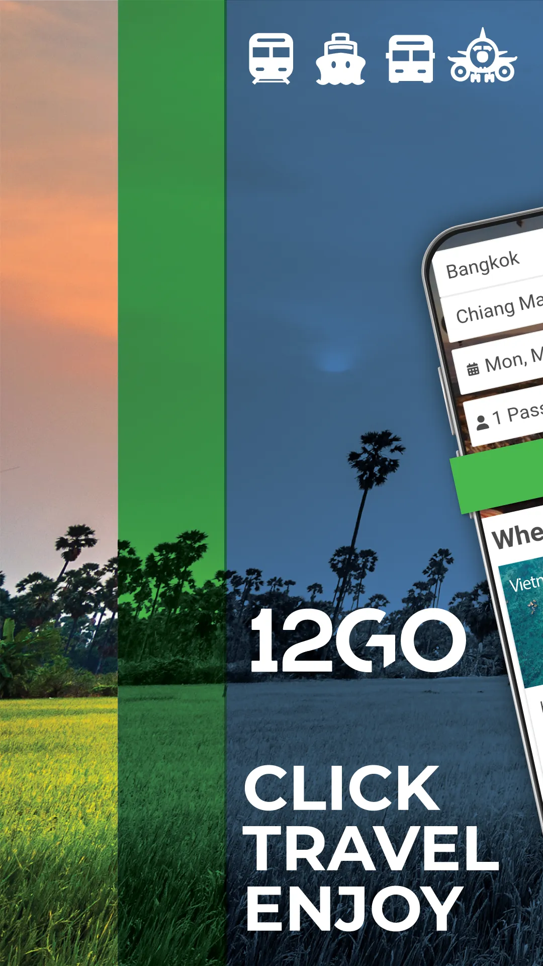 12Go Train, Bus, Ferry, Flight | Indus Appstore | Screenshot