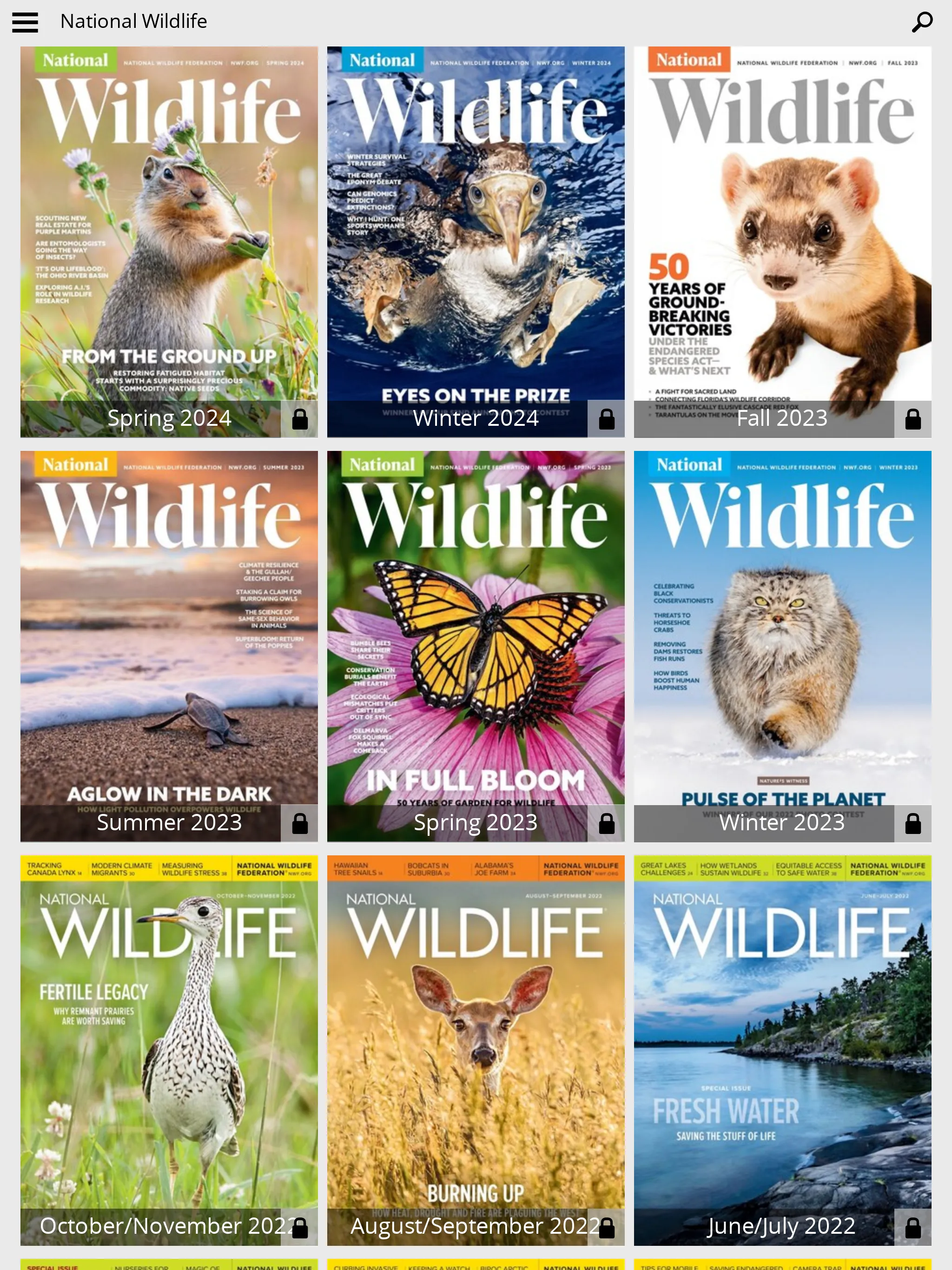 National Wildlife Magazine | Indus Appstore | Screenshot