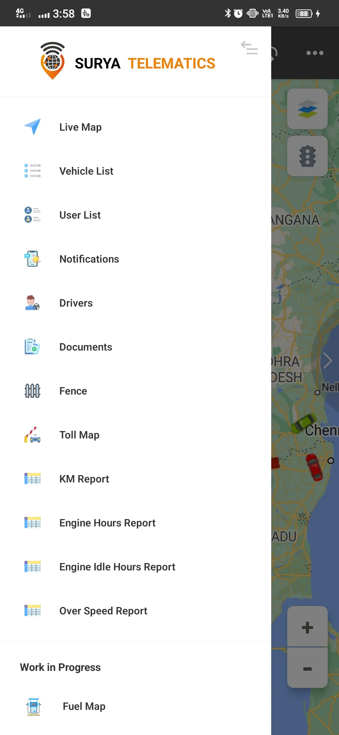 Surya Telematics | Indus Appstore | Screenshot