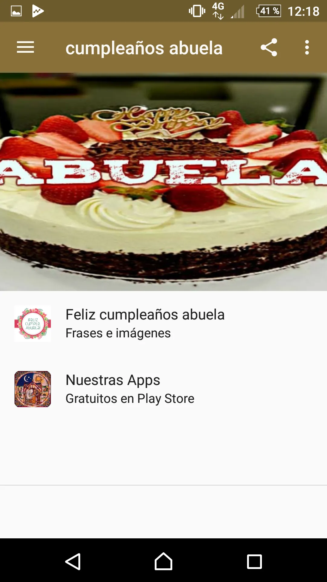 Abuelita querida cumpleaños | Indus Appstore | Screenshot