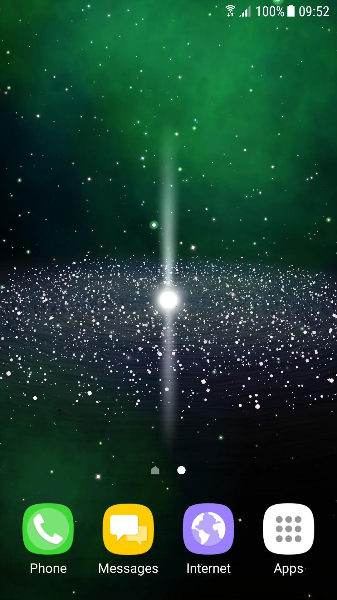 Galaxy 3D Live Wallpaper | Indus Appstore | Screenshot