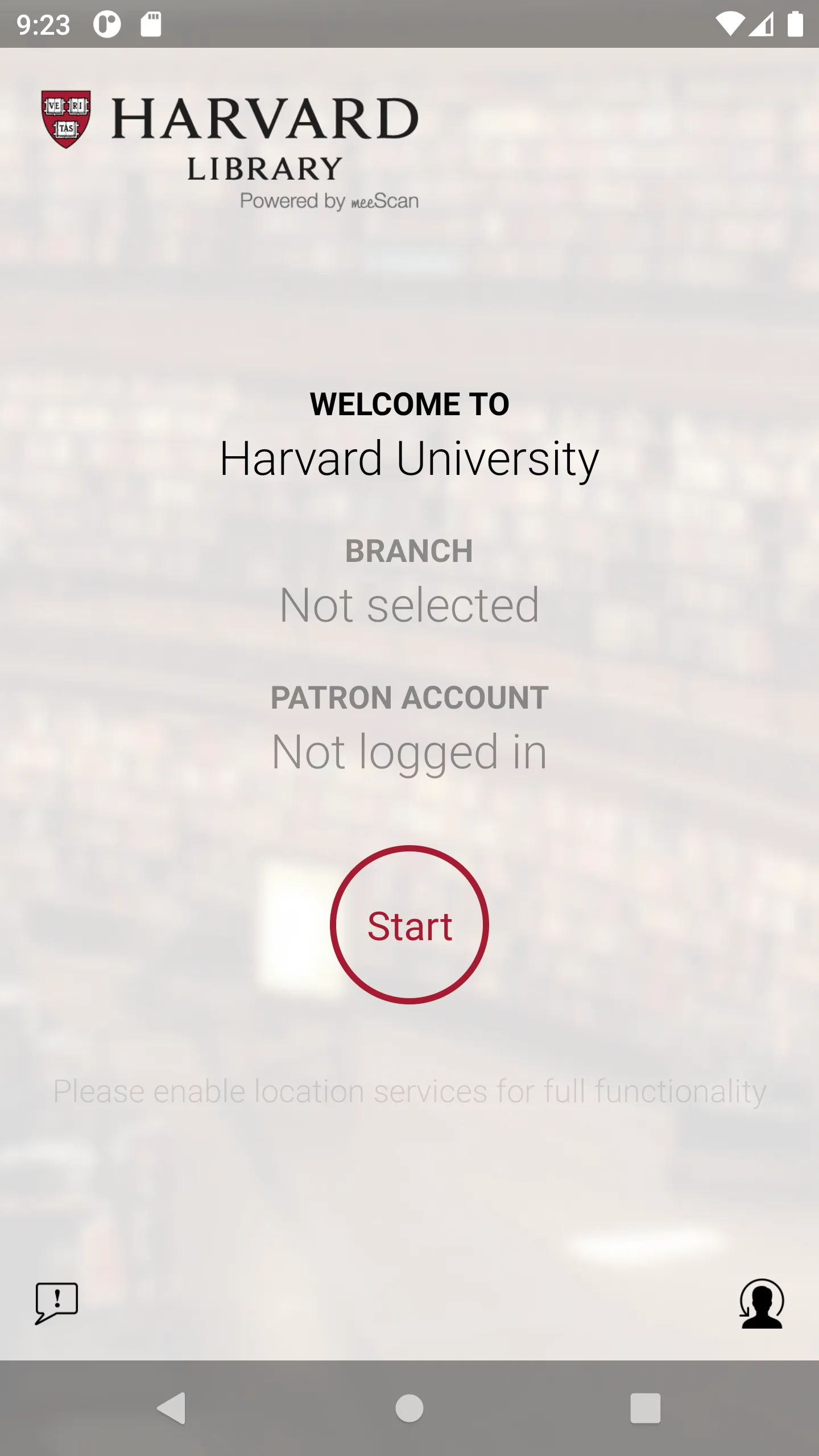 Harvard Library Checkout | Indus Appstore | Screenshot