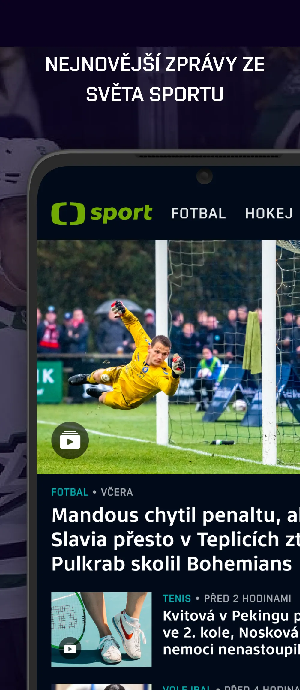 ČT sport | Indus Appstore | Screenshot