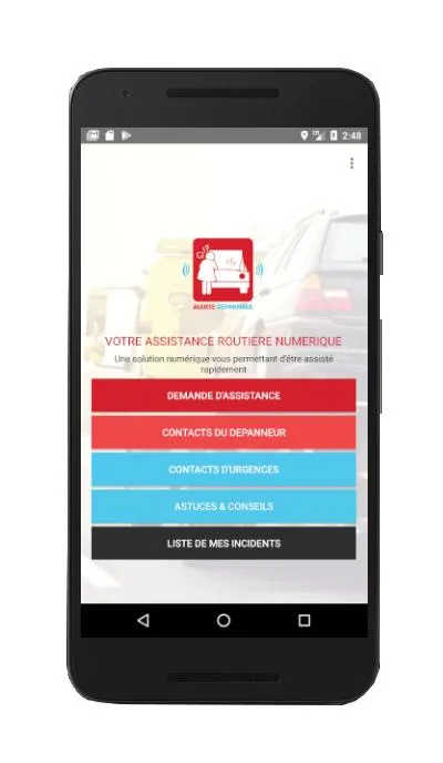 Alerte Depannage | Indus Appstore | Screenshot