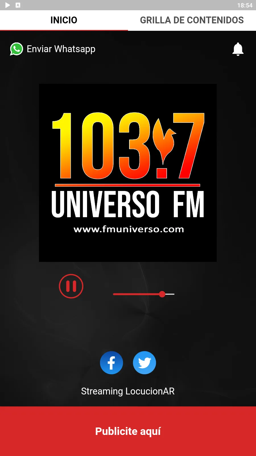 FM Universo 103.7 | Indus Appstore | Screenshot