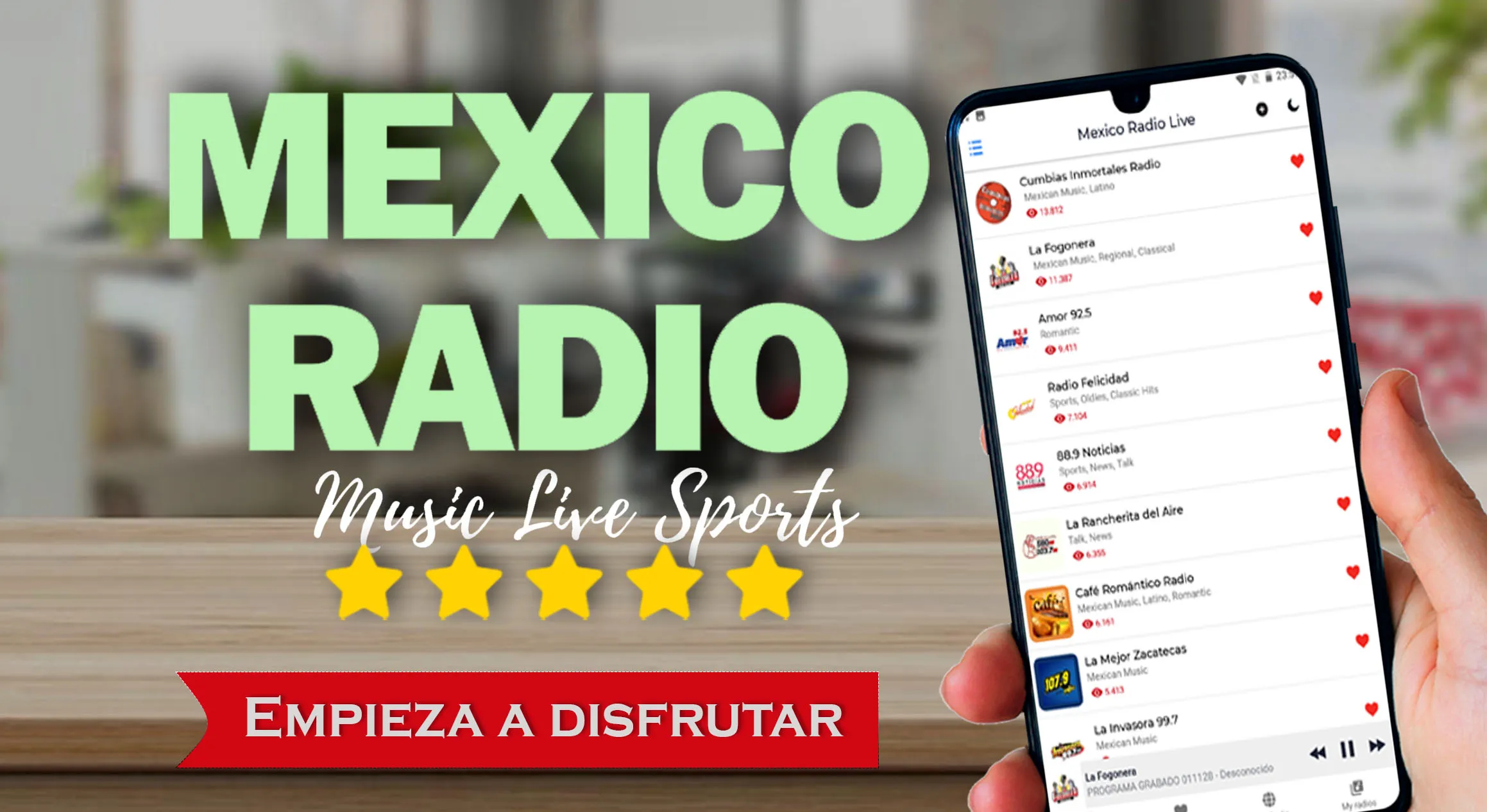 Radios de Mexico | Indus Appstore | Screenshot