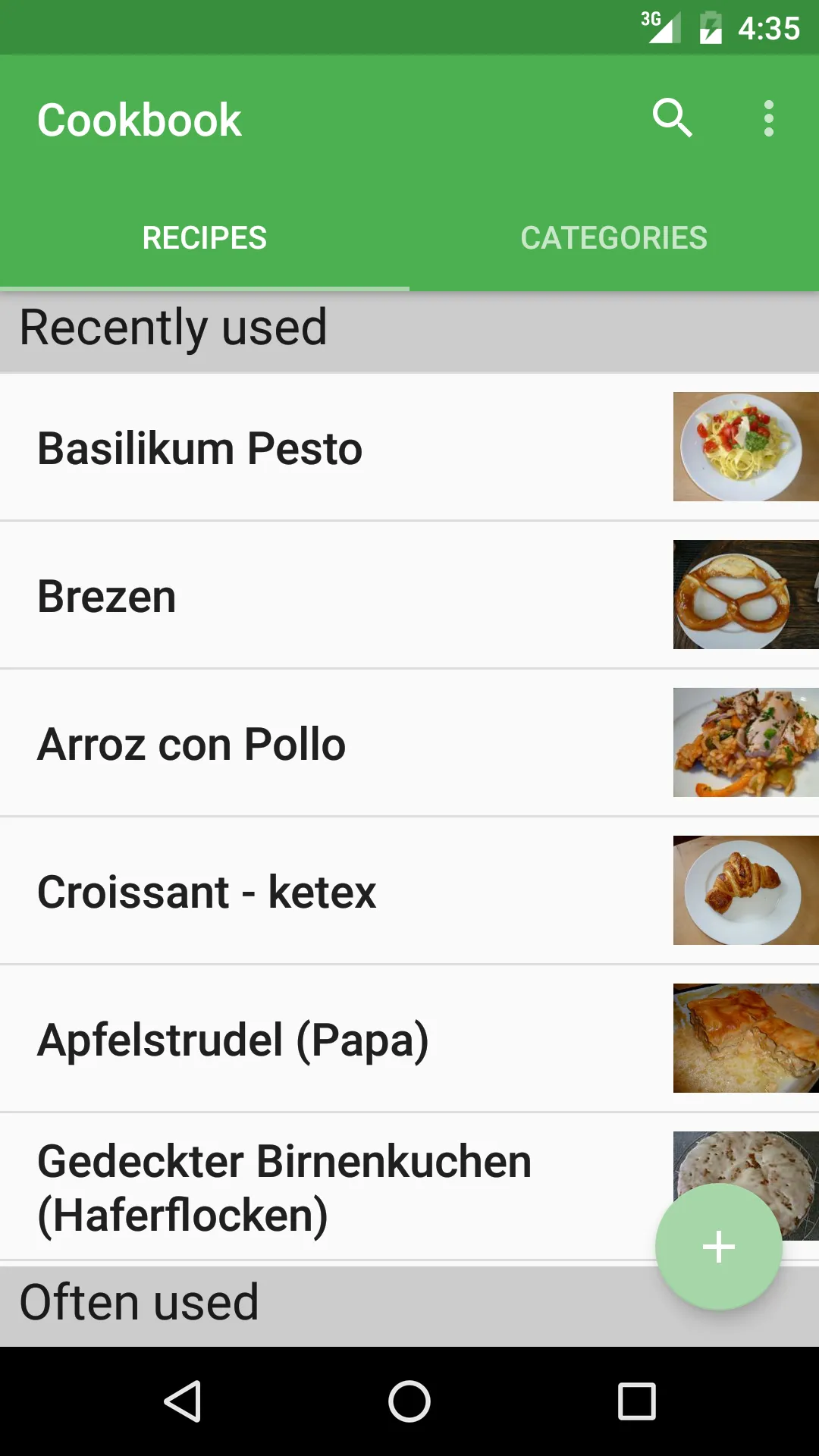 Cookbook | Indus Appstore | Screenshot