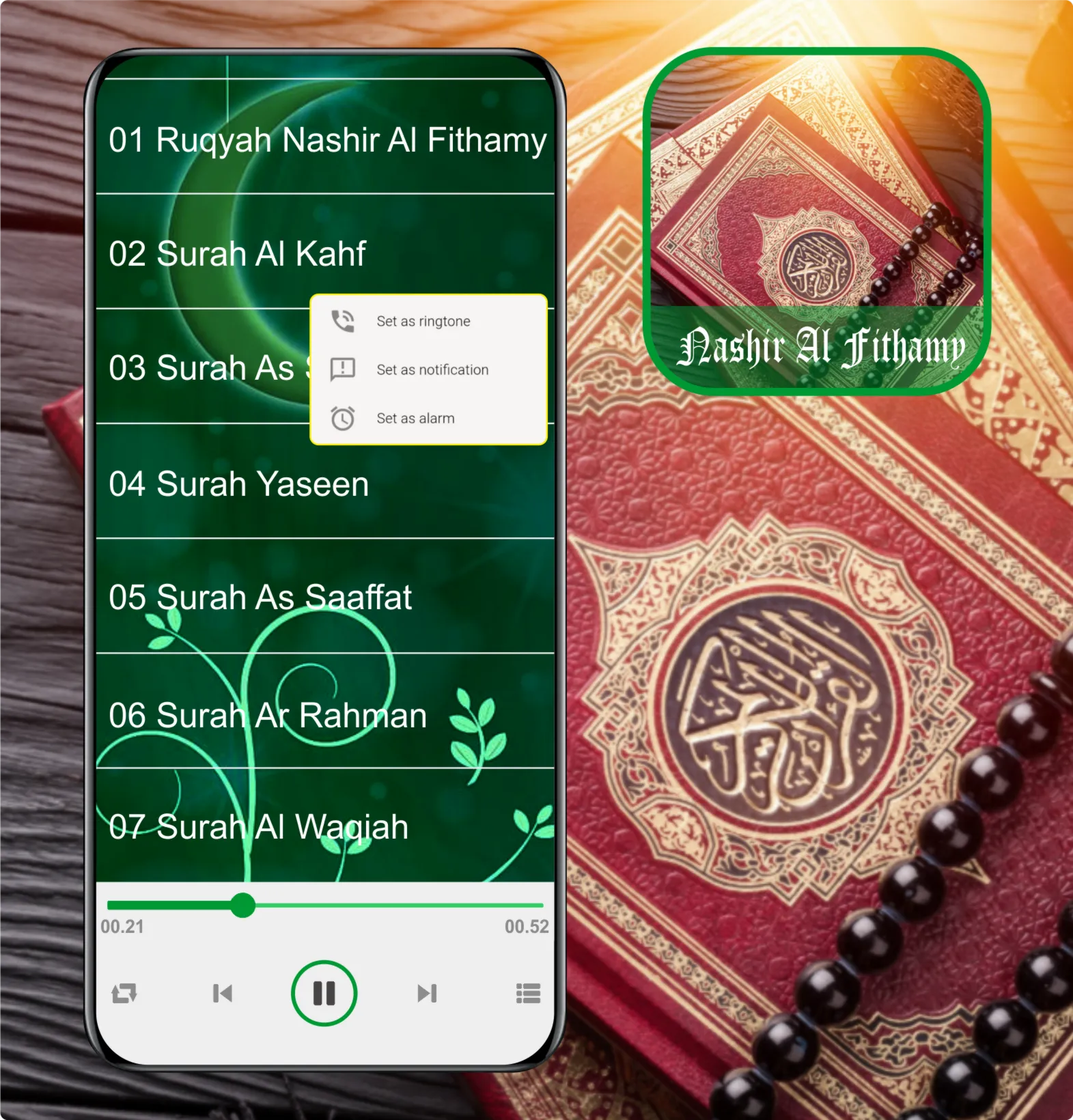 Ruqyah Mp3 : Nashir Al Fithamy | Indus Appstore | Screenshot