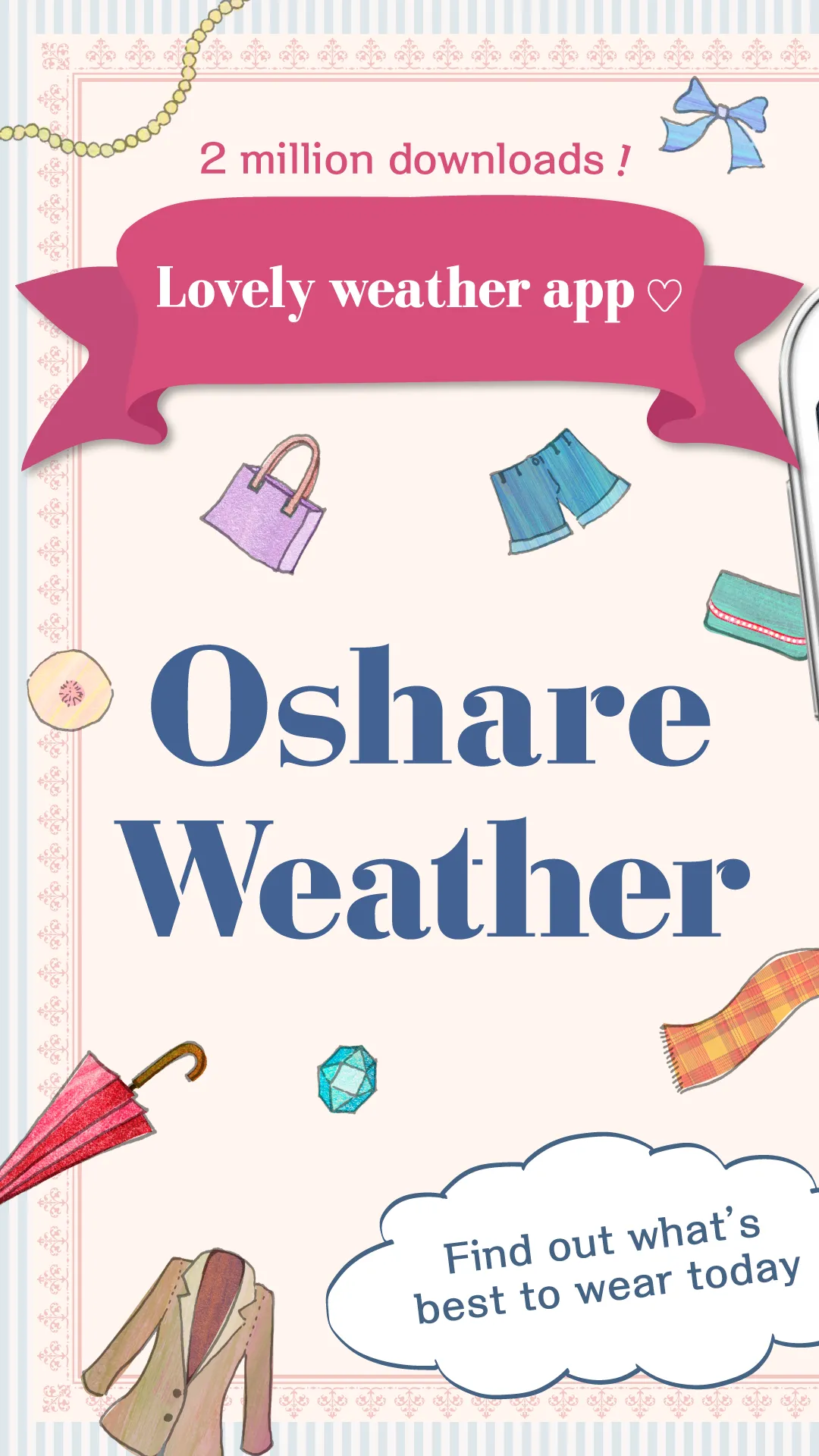 OshareWeather - For cute girls | Indus Appstore | Screenshot