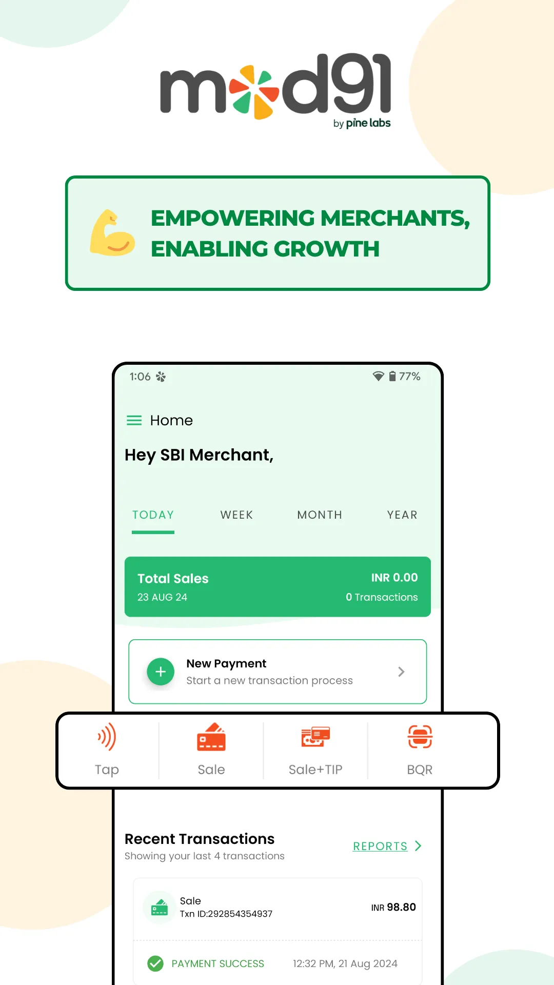 Mod91: Payments Made Easy! | Indus Appstore | Screenshot