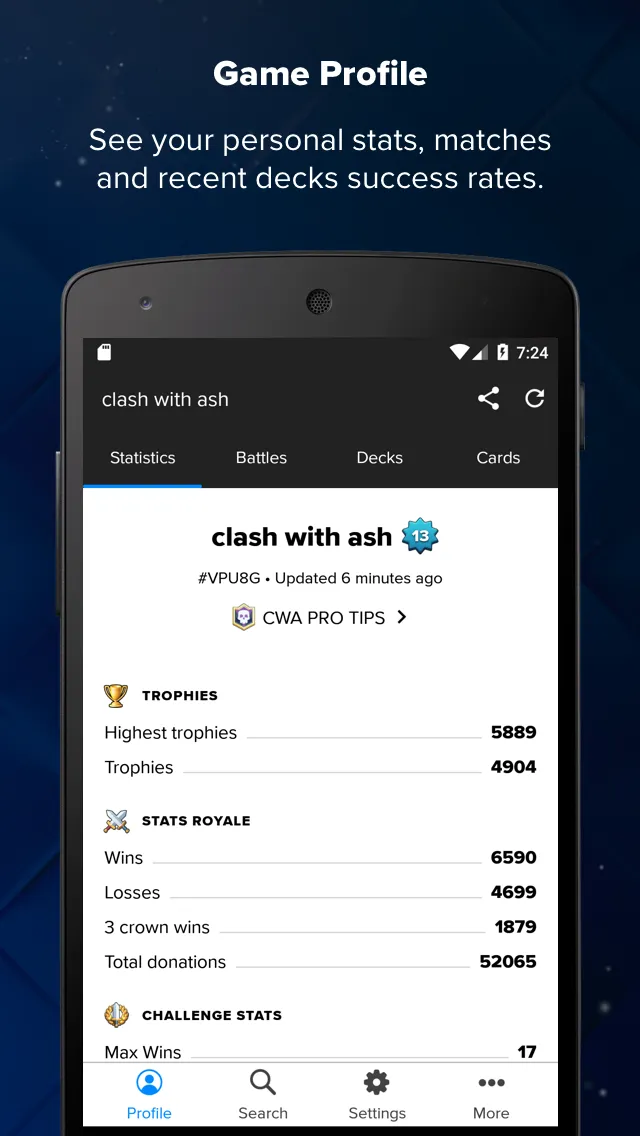 Stats Royale for Clash Royale | Indus Appstore | Screenshot