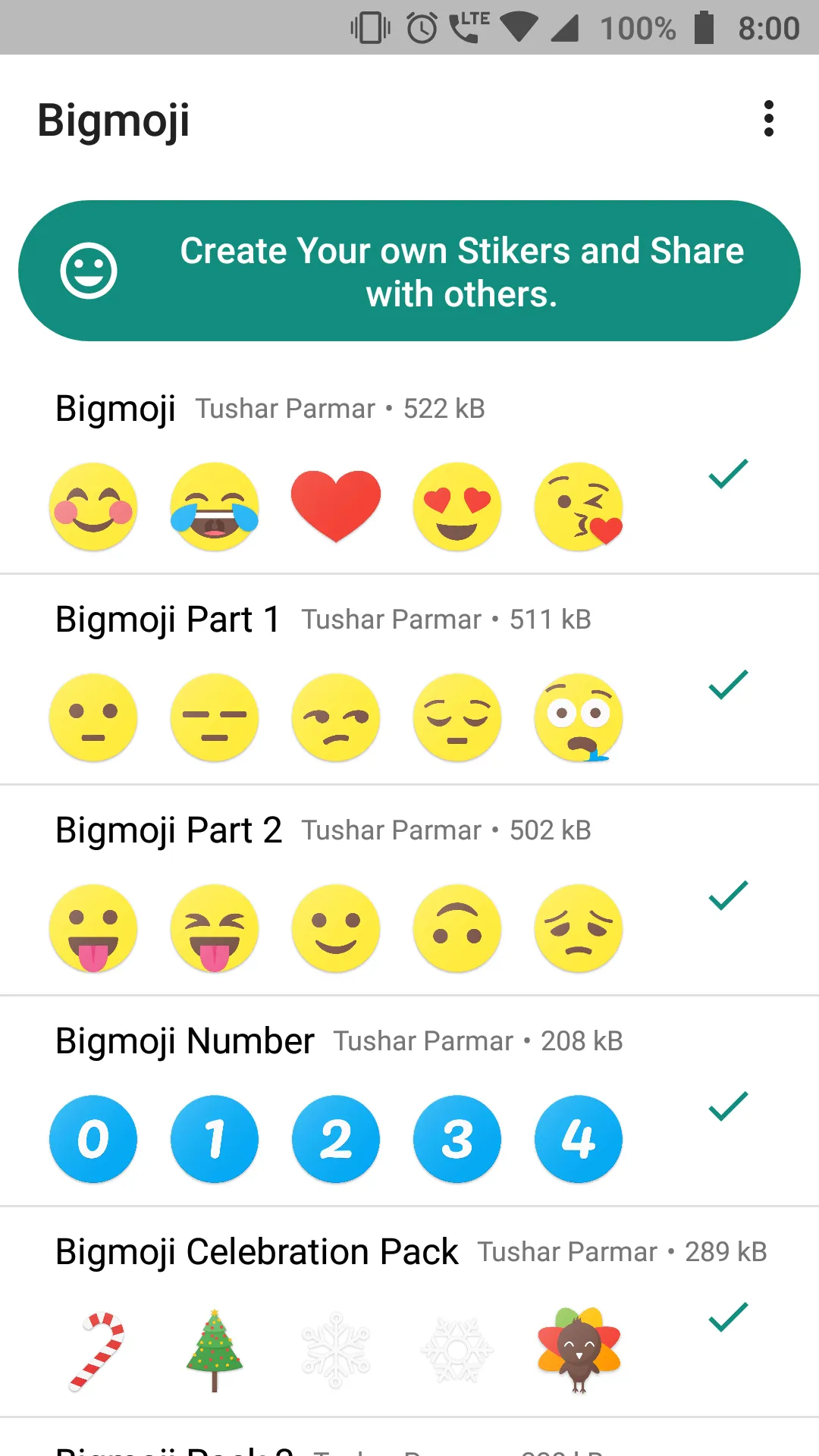 Bigmoji - WAStickerApp | Indus Appstore | Screenshot