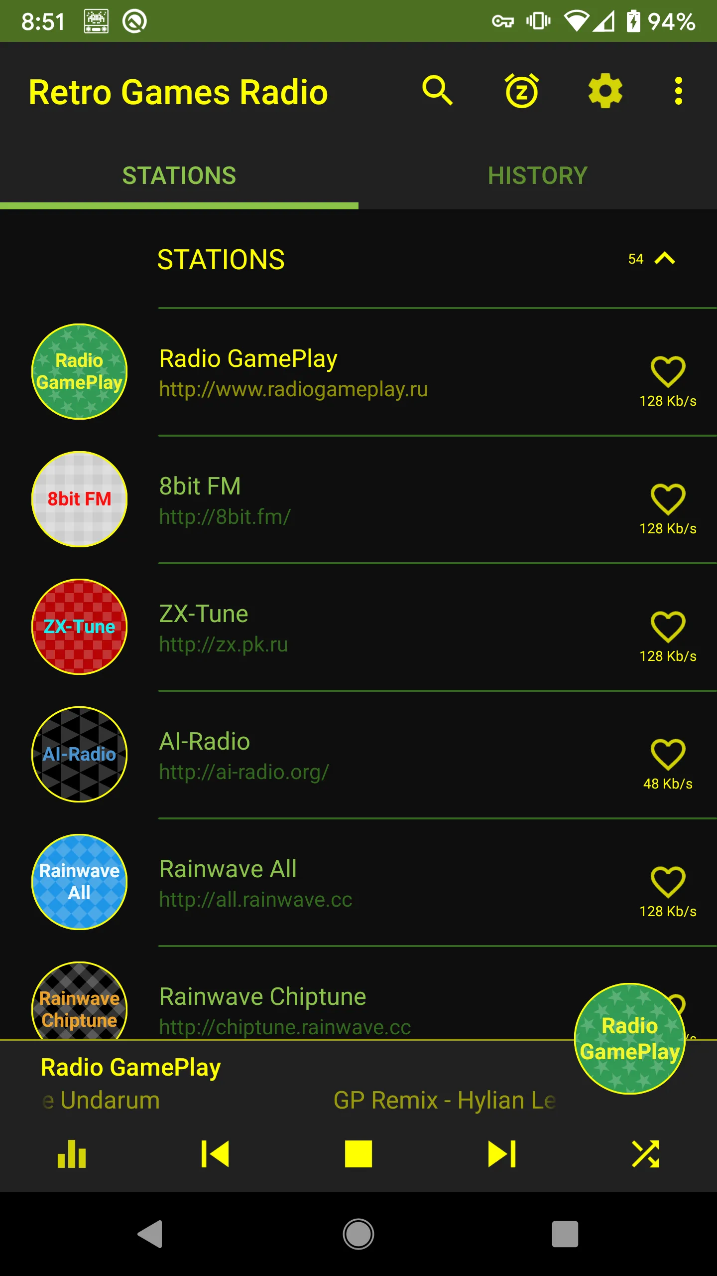 Retro Games music radio | Indus Appstore | Screenshot