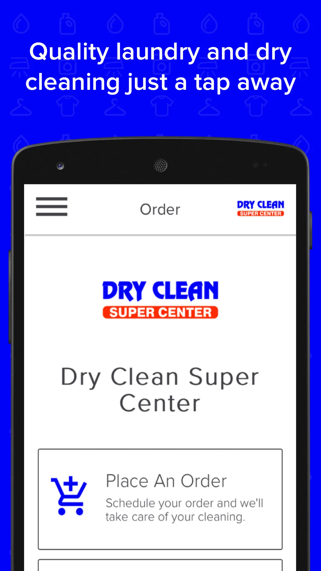 Dry Clean Super Center Mobile | Indus Appstore | Screenshot