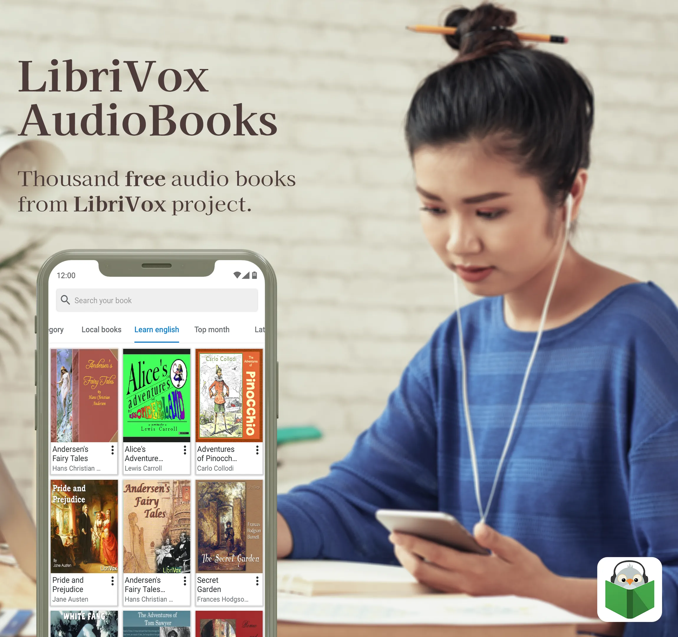 LibriVox: Audio bookshelf | Indus Appstore | Screenshot