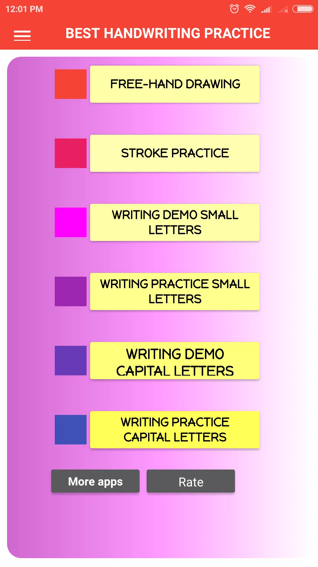 BEST HANDWRITING PRACTICE WITH | Indus Appstore | Screenshot