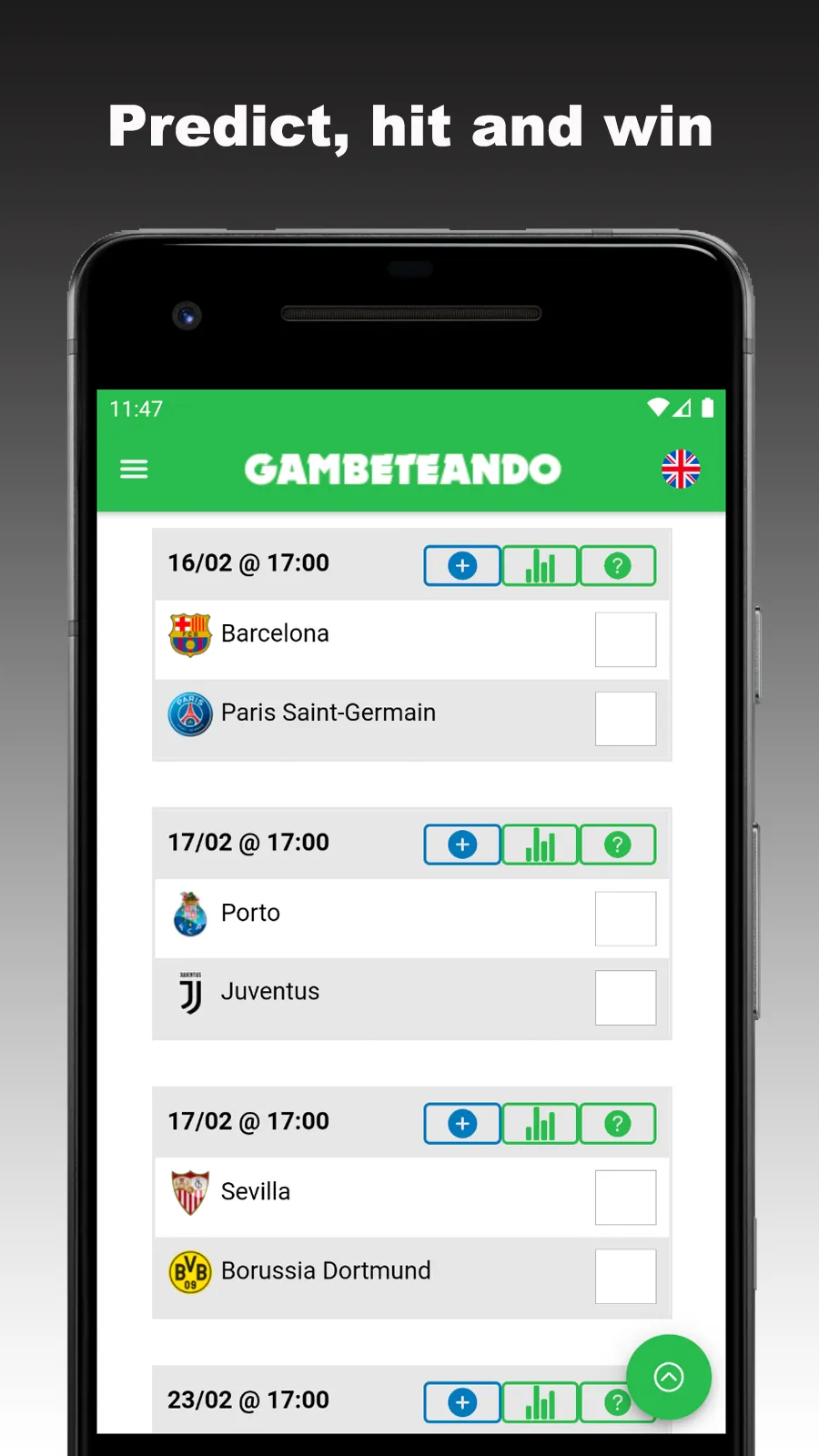 Gambeteando - Sports forecast  | Indus Appstore | Screenshot