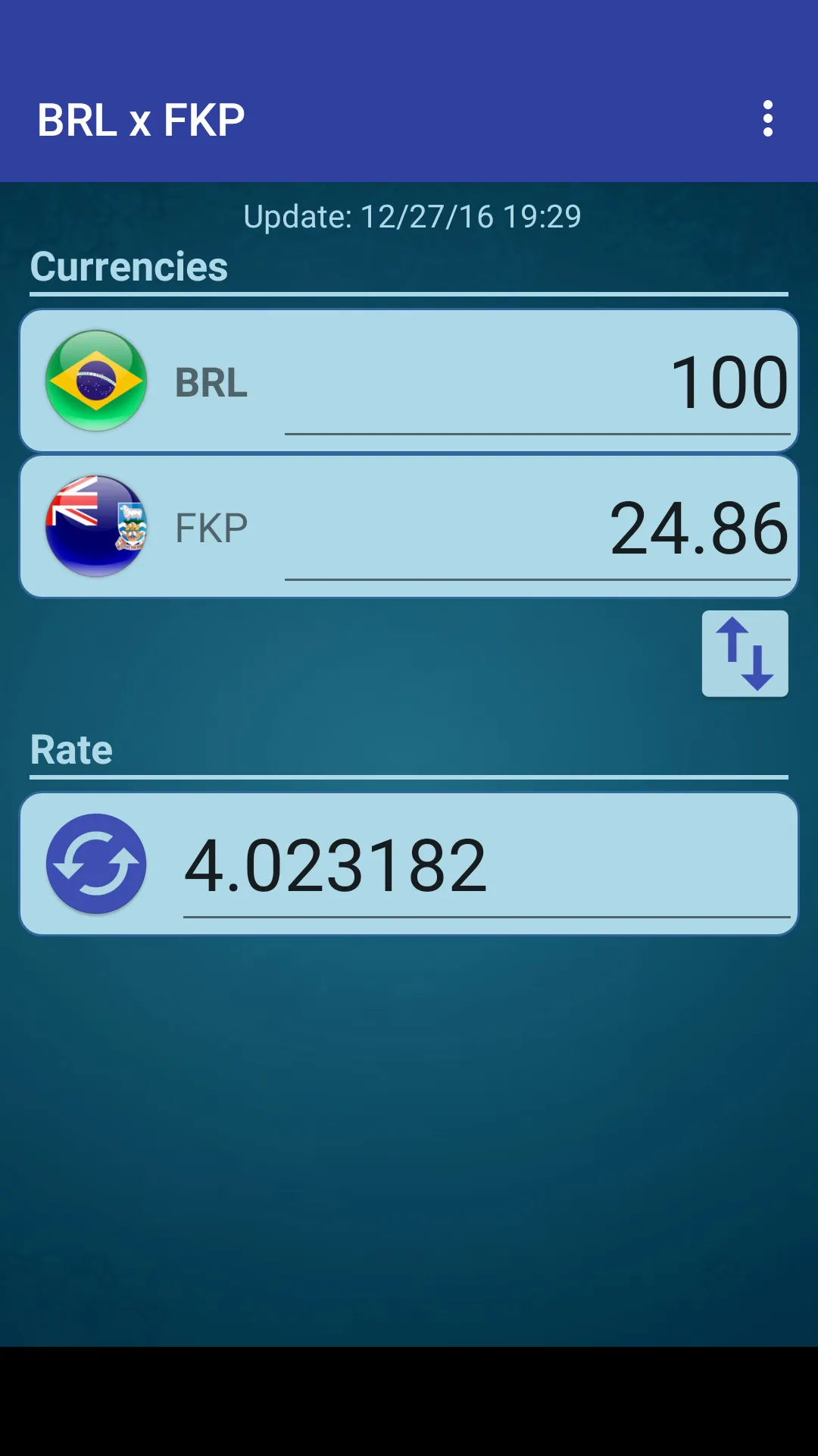 BRL Real x Falkland Isl. Pound | Indus Appstore | Screenshot