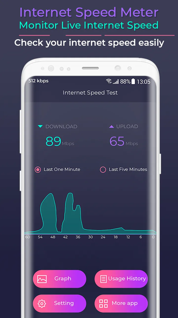 Internet Speed Meter & Monitor | Indus Appstore | Screenshot