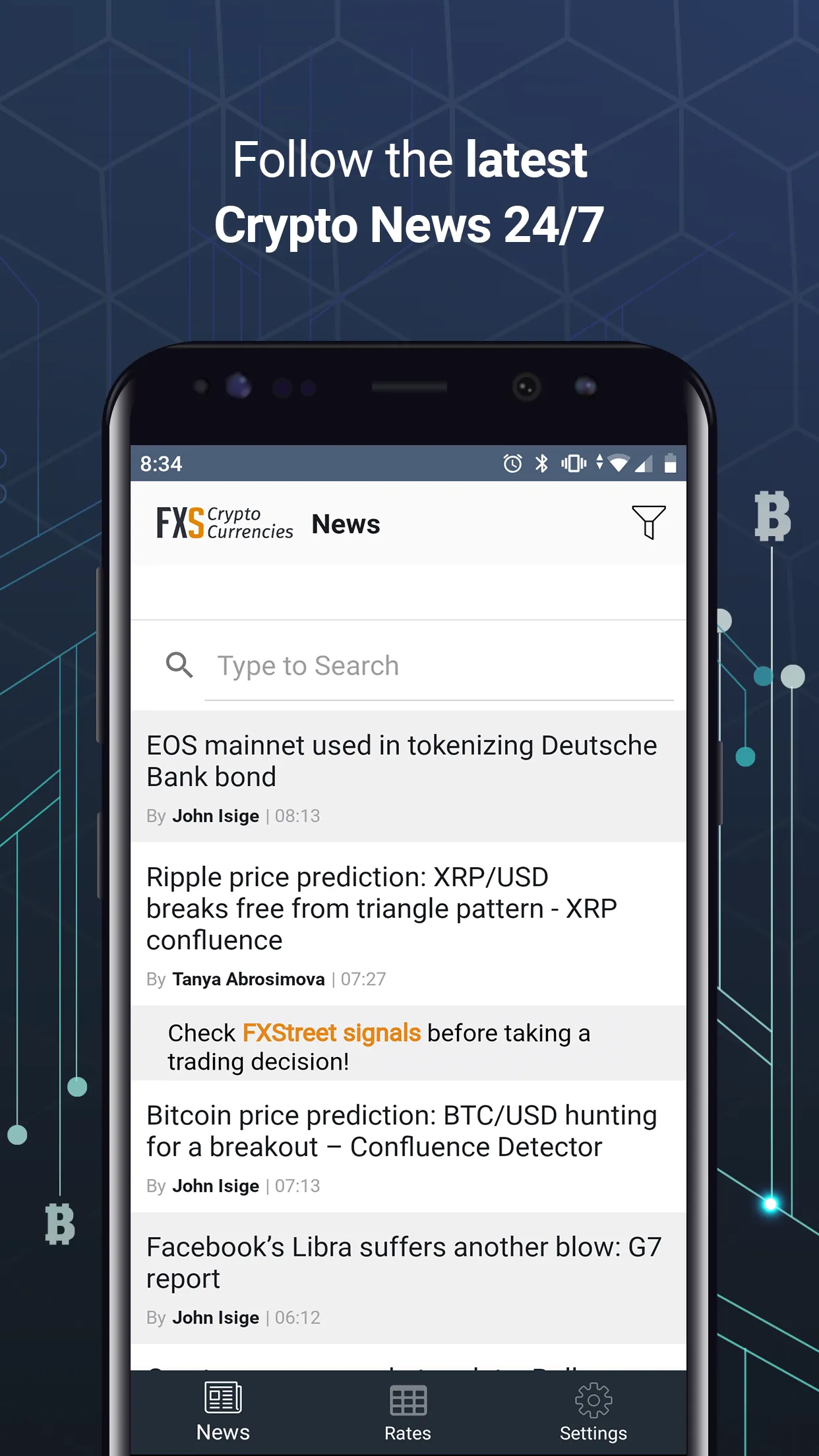 FXStreet - Crypto News, Rates  | Indus Appstore | Screenshot