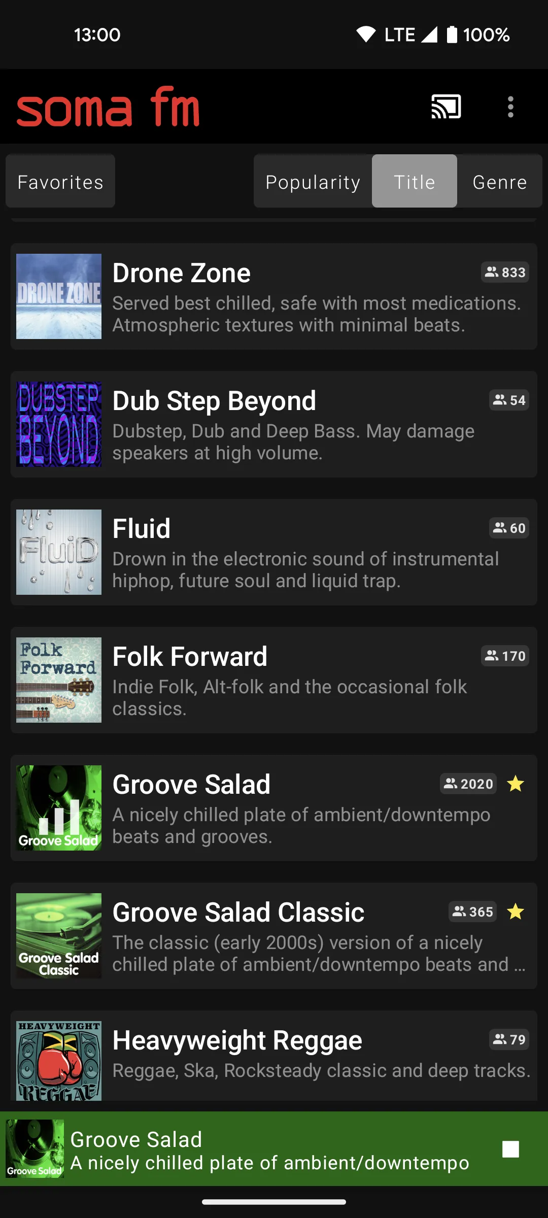 RadiOMG for SomaFM | Indus Appstore | Screenshot