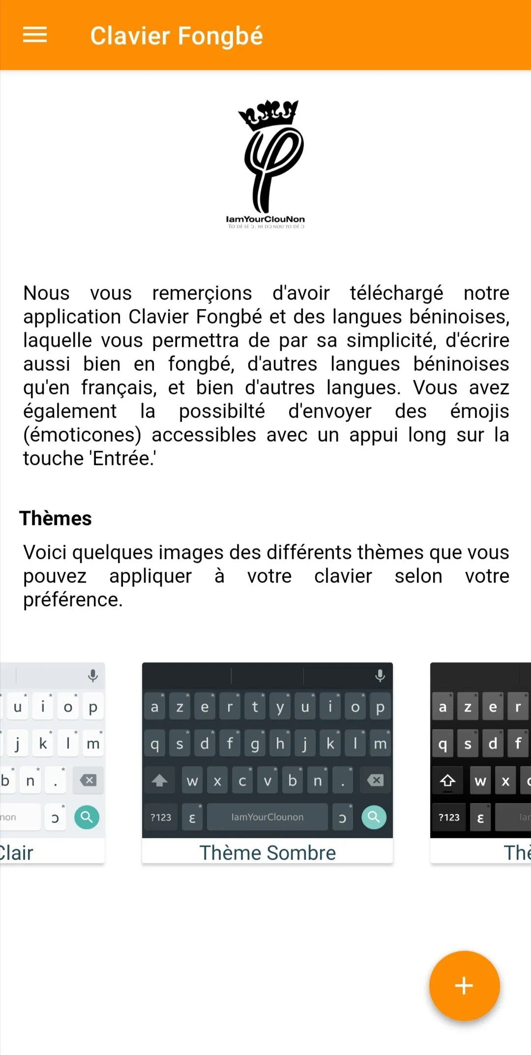 CLAVIER DES LANGUES BÉNINOISES | Indus Appstore | Screenshot