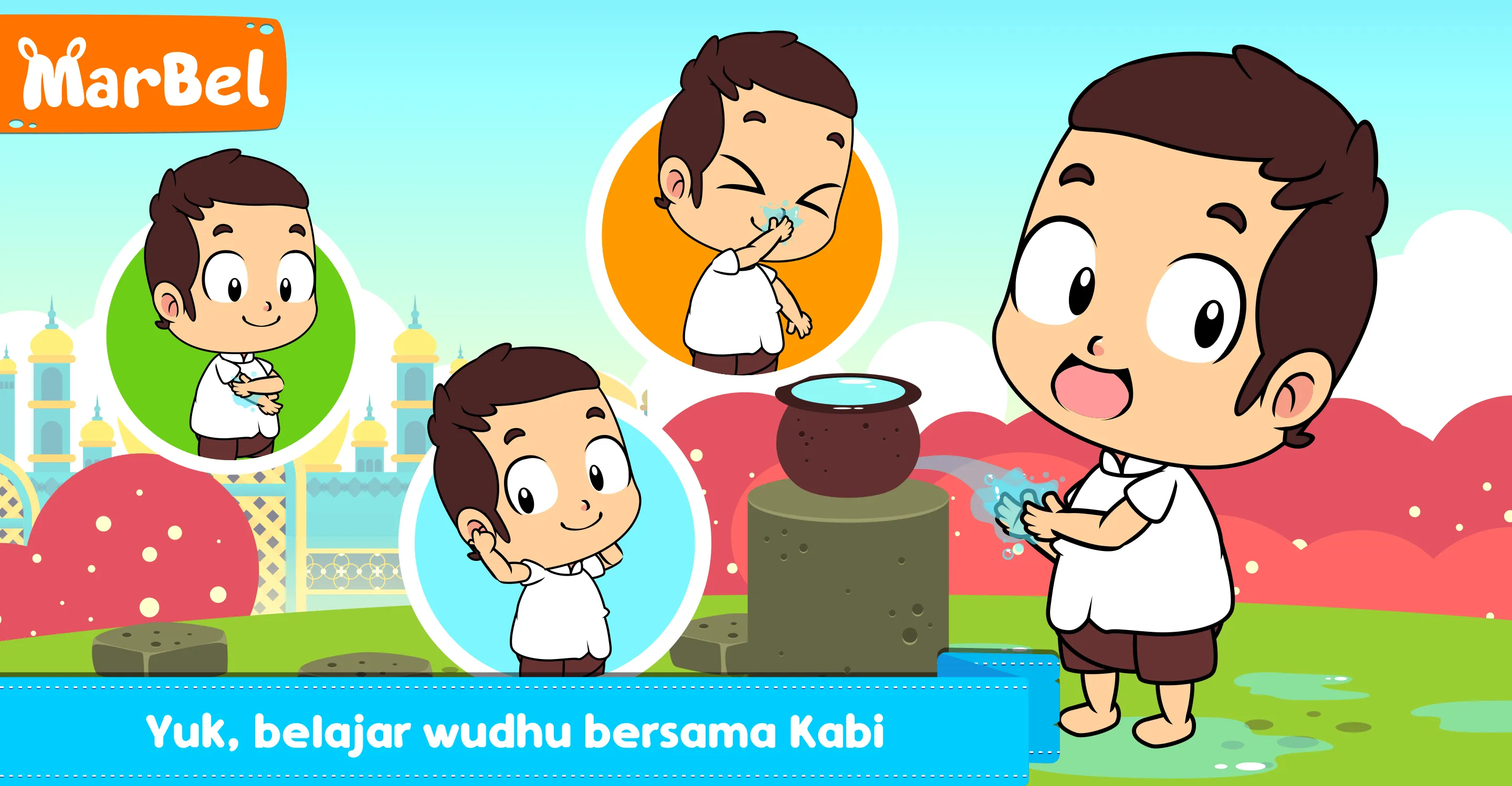 Belajar Wudhu Bersama Marbel | Indus Appstore | Screenshot