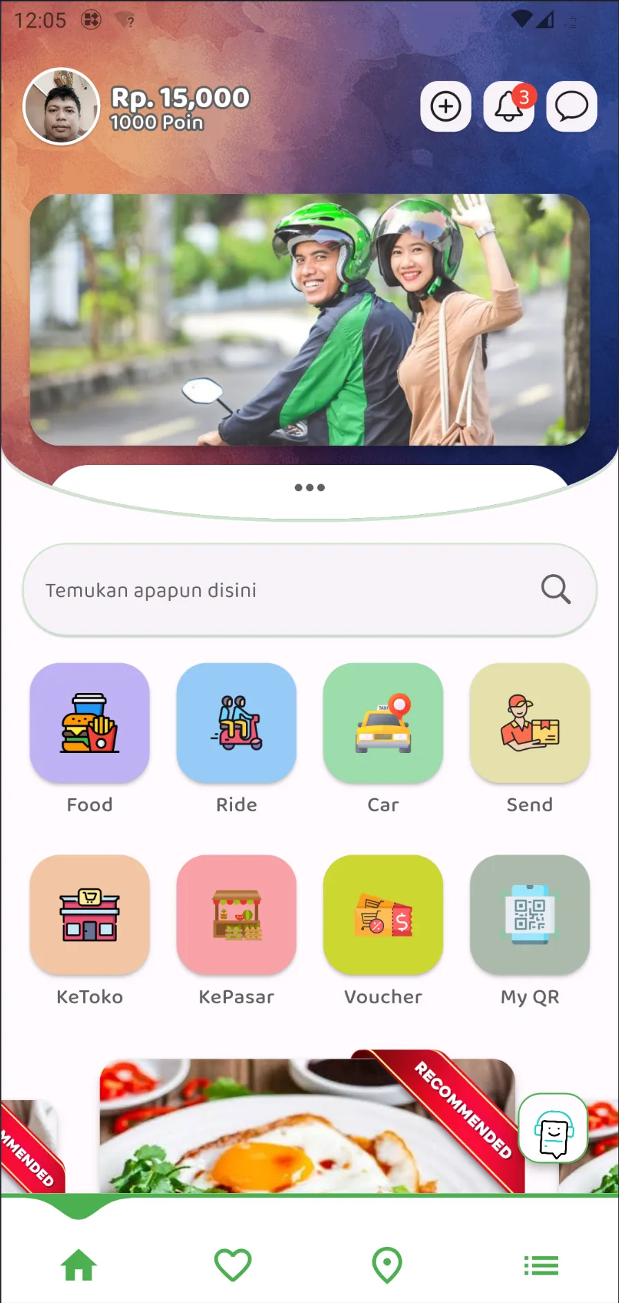 Kuantar - Transportasi Online | Indus Appstore | Screenshot