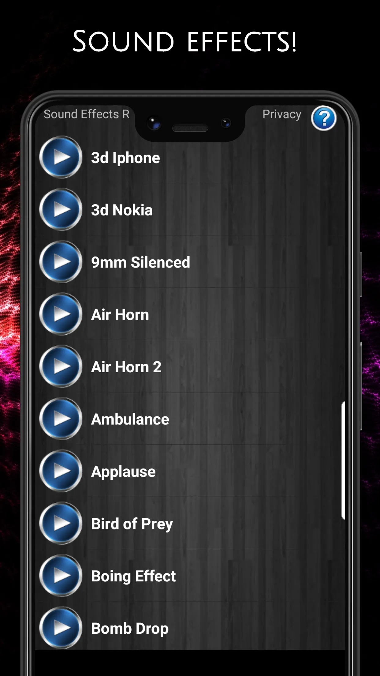 Sound Effects Ringtones | Indus Appstore | Screenshot