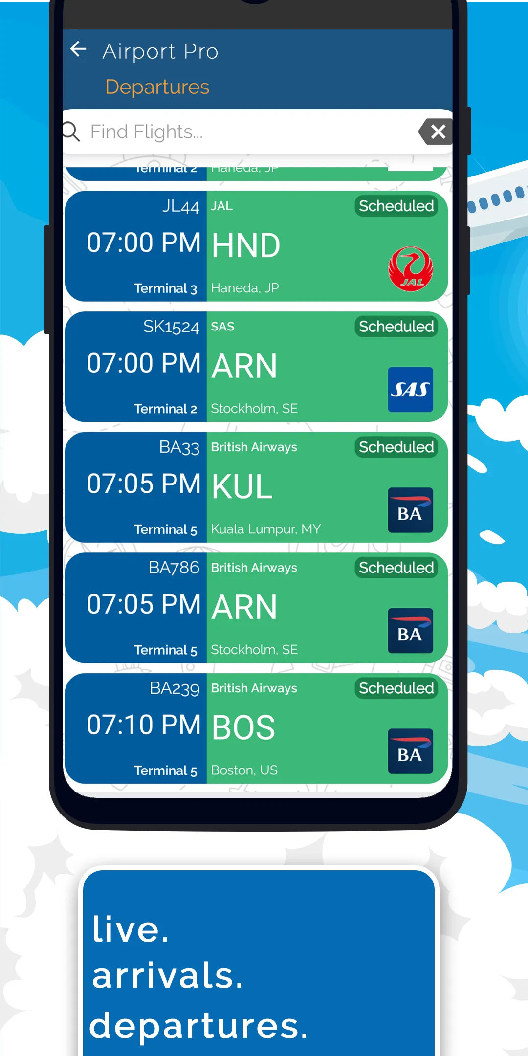 Belo Horizonte Airport Info | Indus Appstore | Screenshot