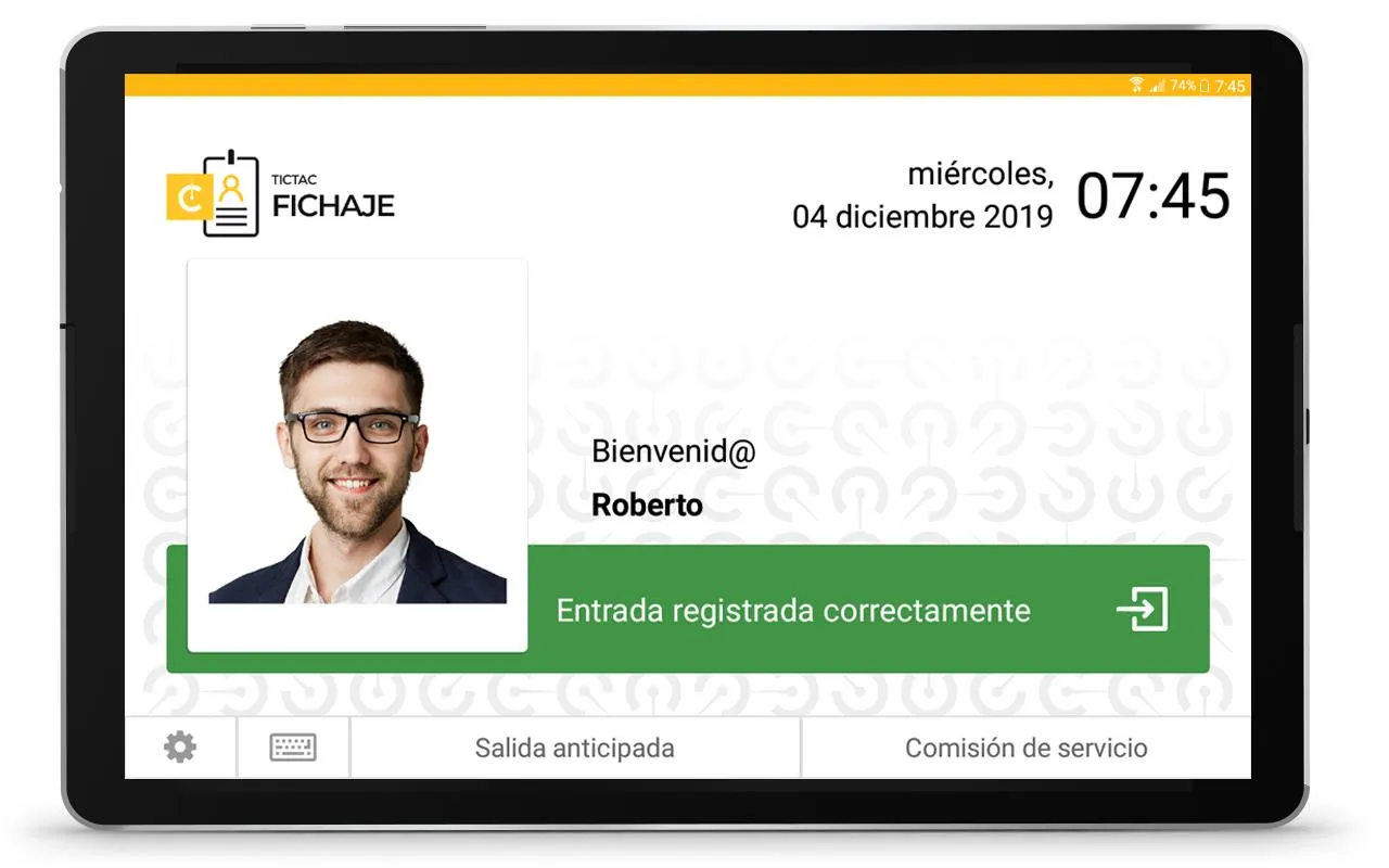 TICTAC FICHAJE | Indus Appstore | Screenshot