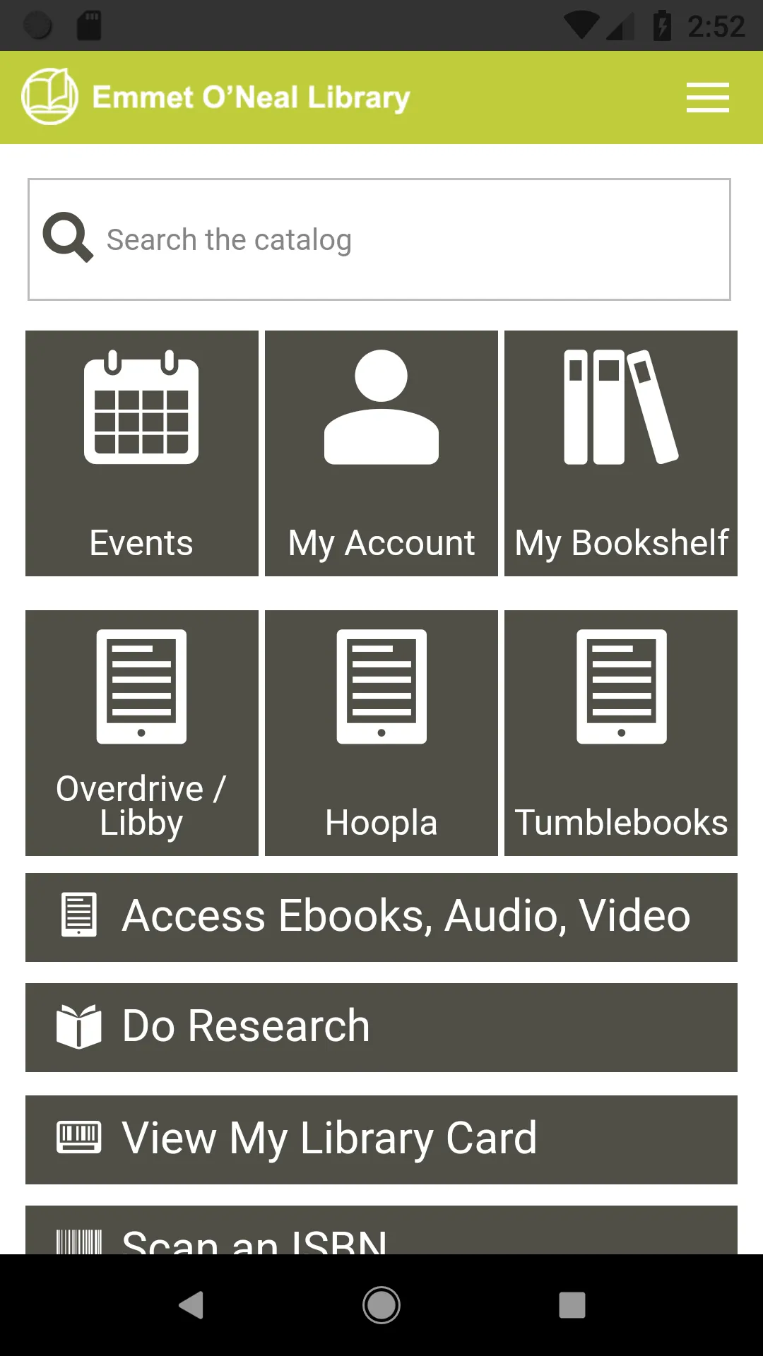 O'Neal Public Library | Indus Appstore | Screenshot