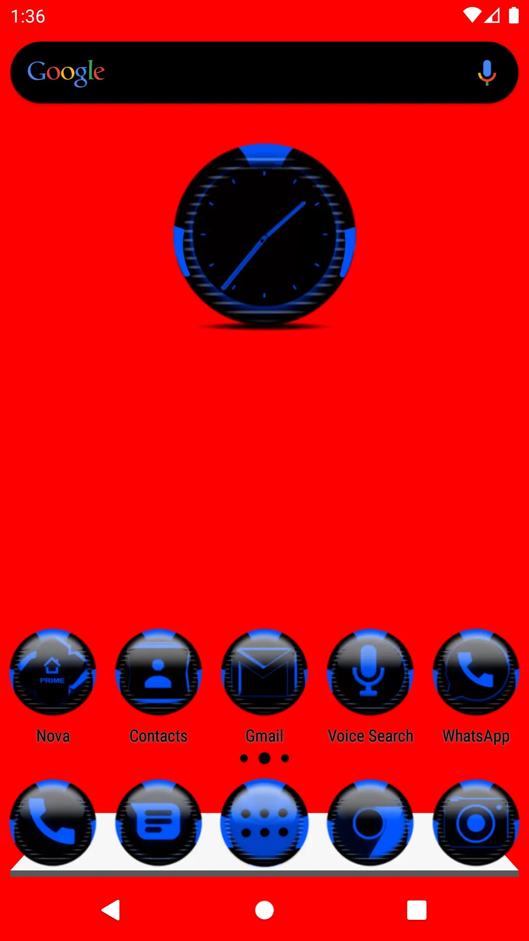 Blue Icon Pack Style 6 | Indus Appstore | Screenshot