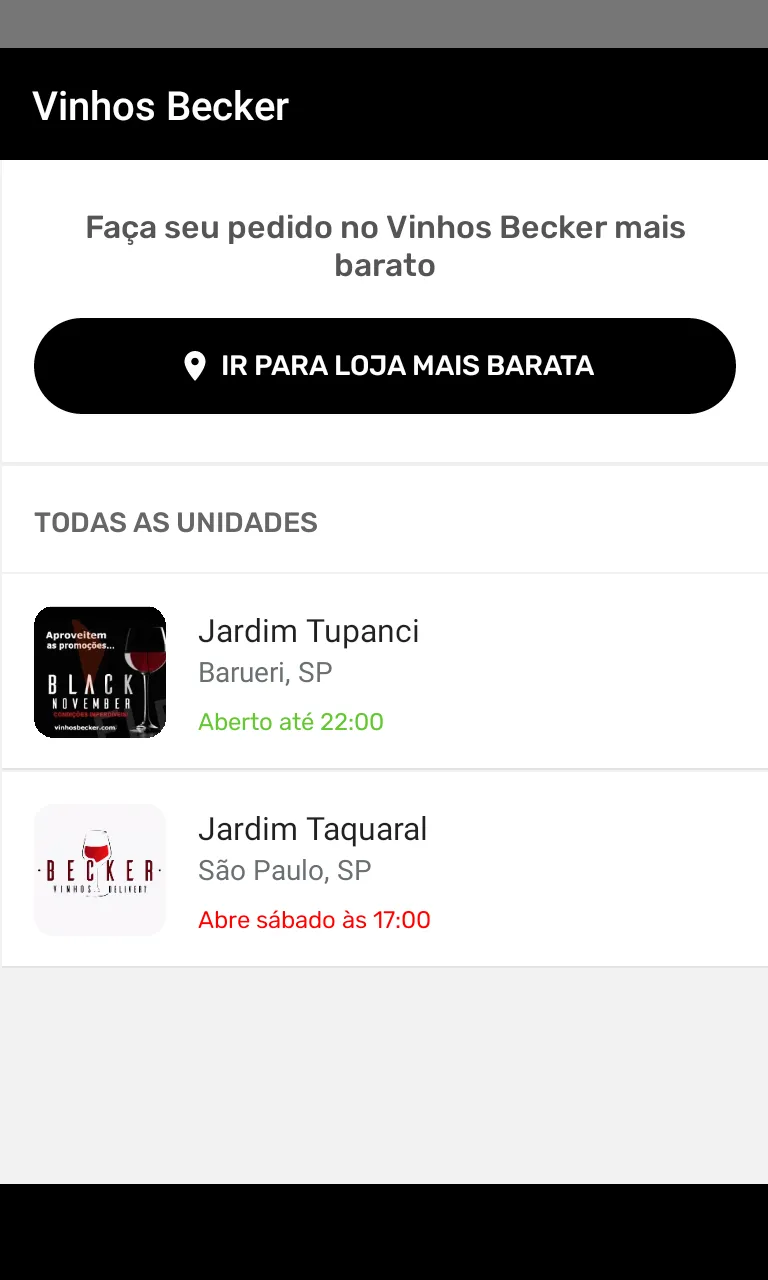 Vinhos Becker Delivery | Indus Appstore | Screenshot