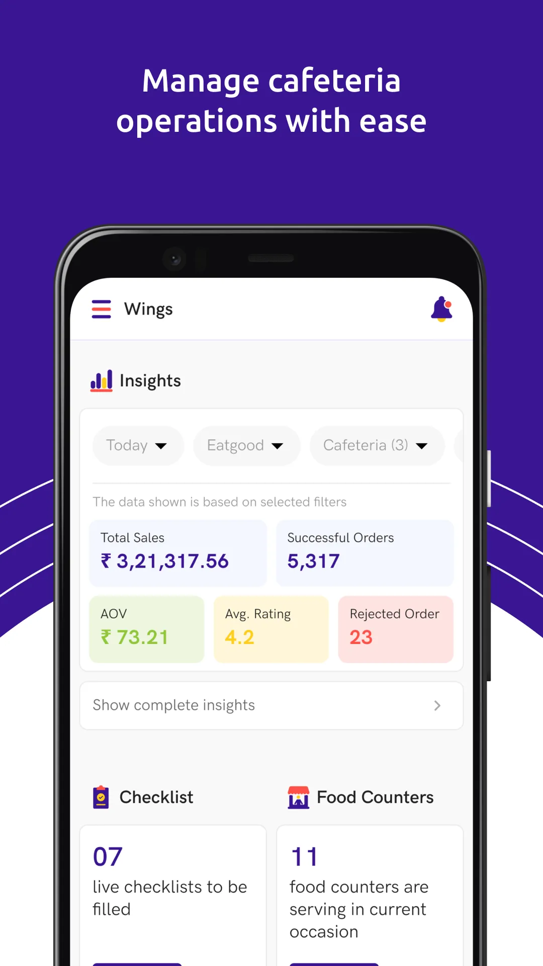 Wings by HungerBox | Indus Appstore | Screenshot