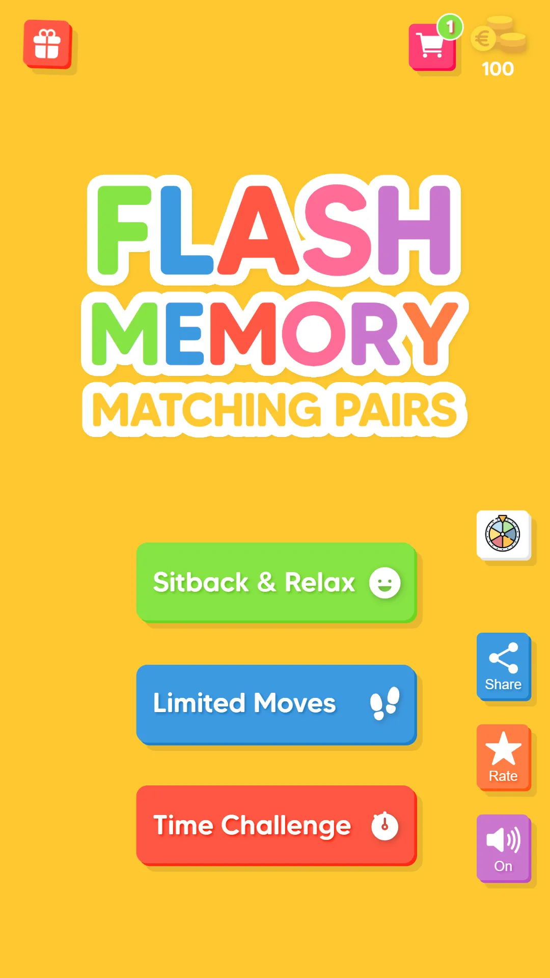 Flash Memory - Matching Pairs | Indus Appstore | Screenshot