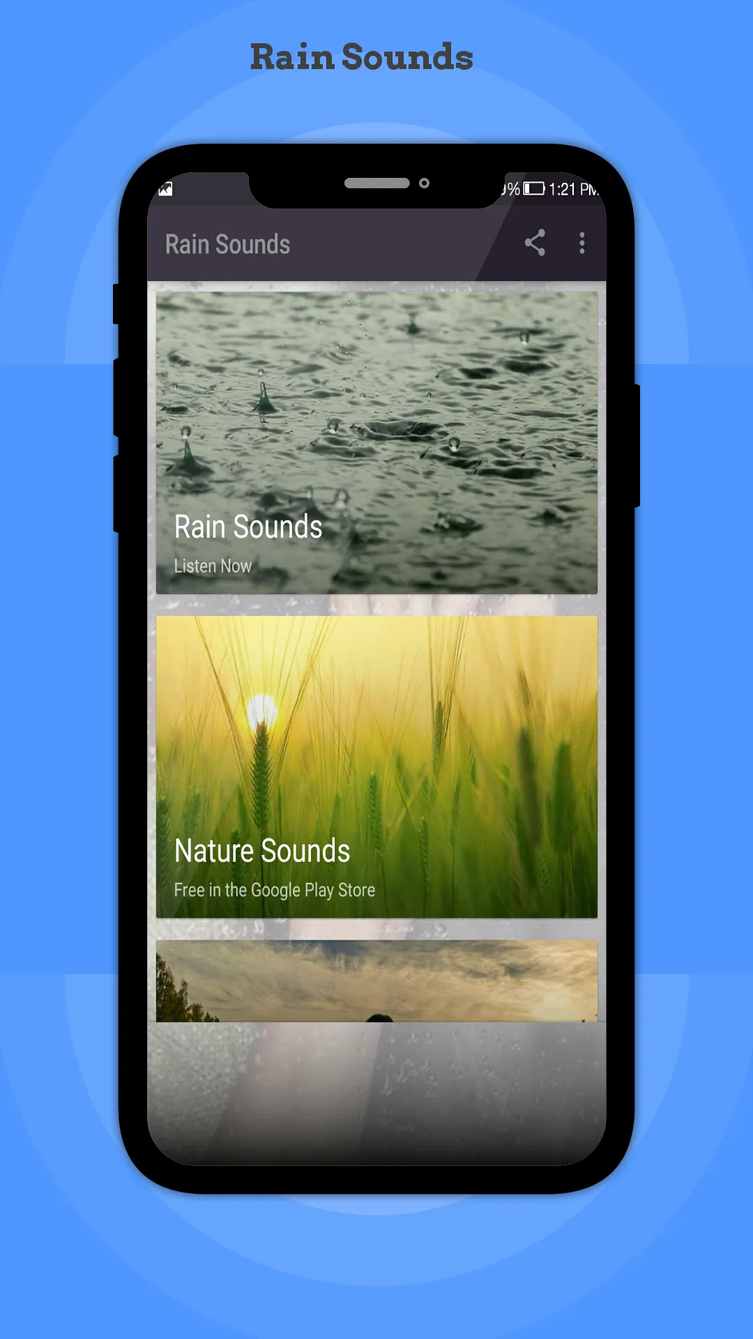 Rain Sounds | Indus Appstore | Screenshot